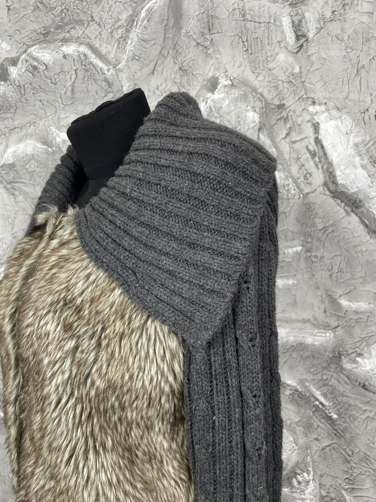 If Six Was Nine Y2K Fur Zip Jacket Japanese LGB Hysteric Glamour Grunge Vibe Size US S / EU 44-46 / 1 - 6 Thumbnail