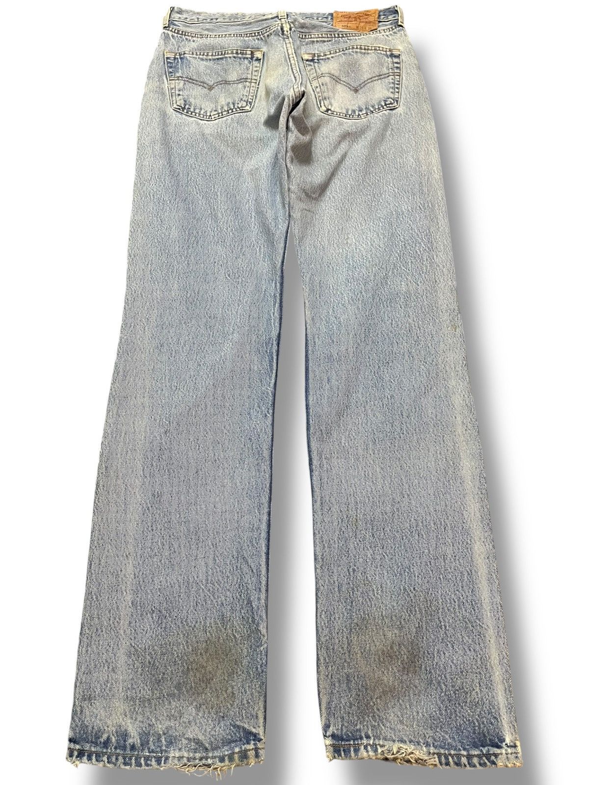 Levi's Vintage Clothing Vintage Levi’s 501xx Ripped Faded Distressed Denim Size US 31 - 5 Thumbnail