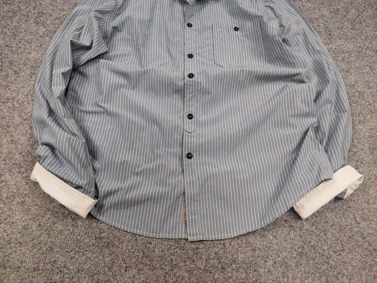 J.A.C.H.S. Mfg. Co. Vintage Jachs superior quality American Striped Button Shirt Size US XL / EU 56 / 4 - 5 Thumbnail