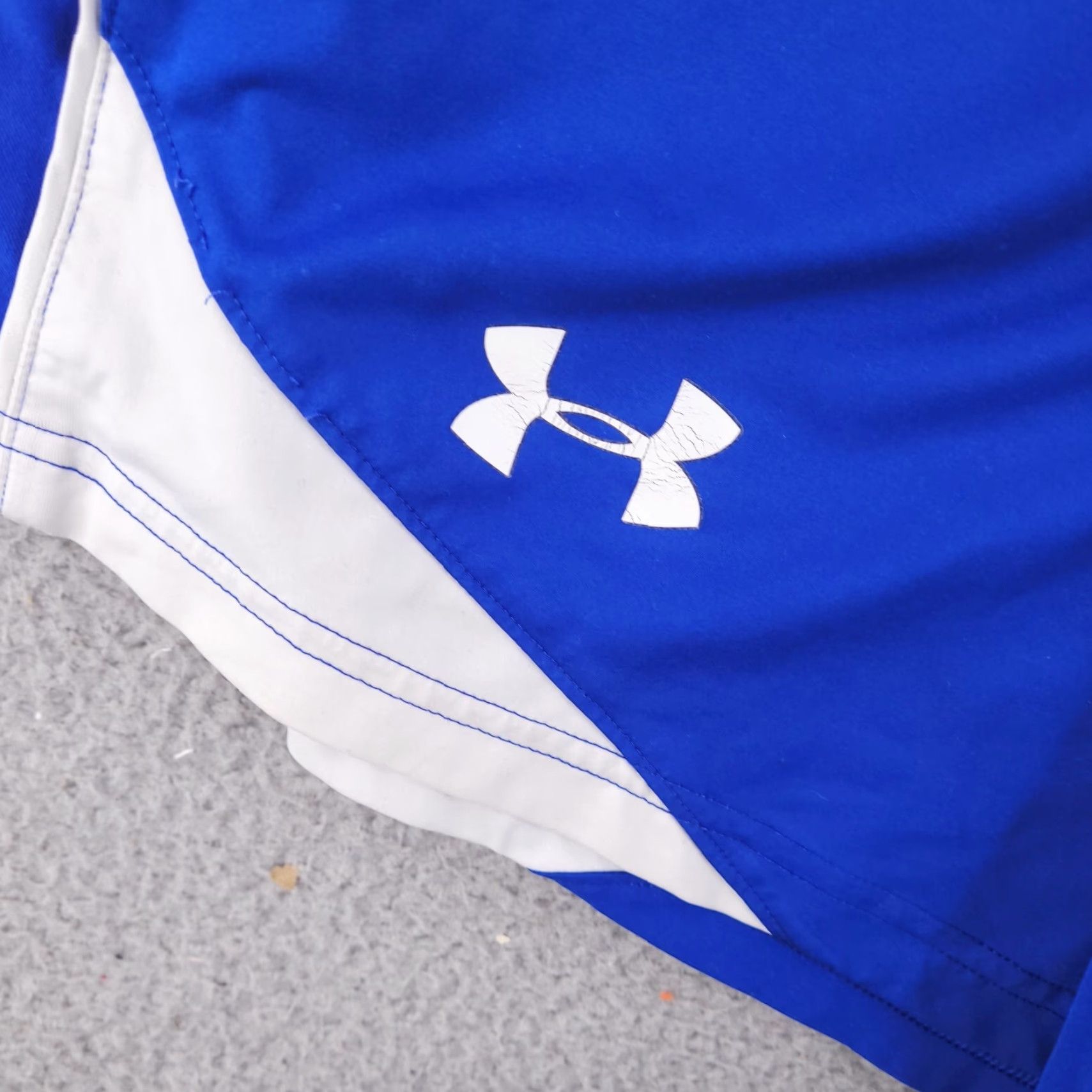 Under Armour Under Armour Shorts Mens Medium Blue Basketball NO POCKETS Size US 31 - 2 Thumbnail