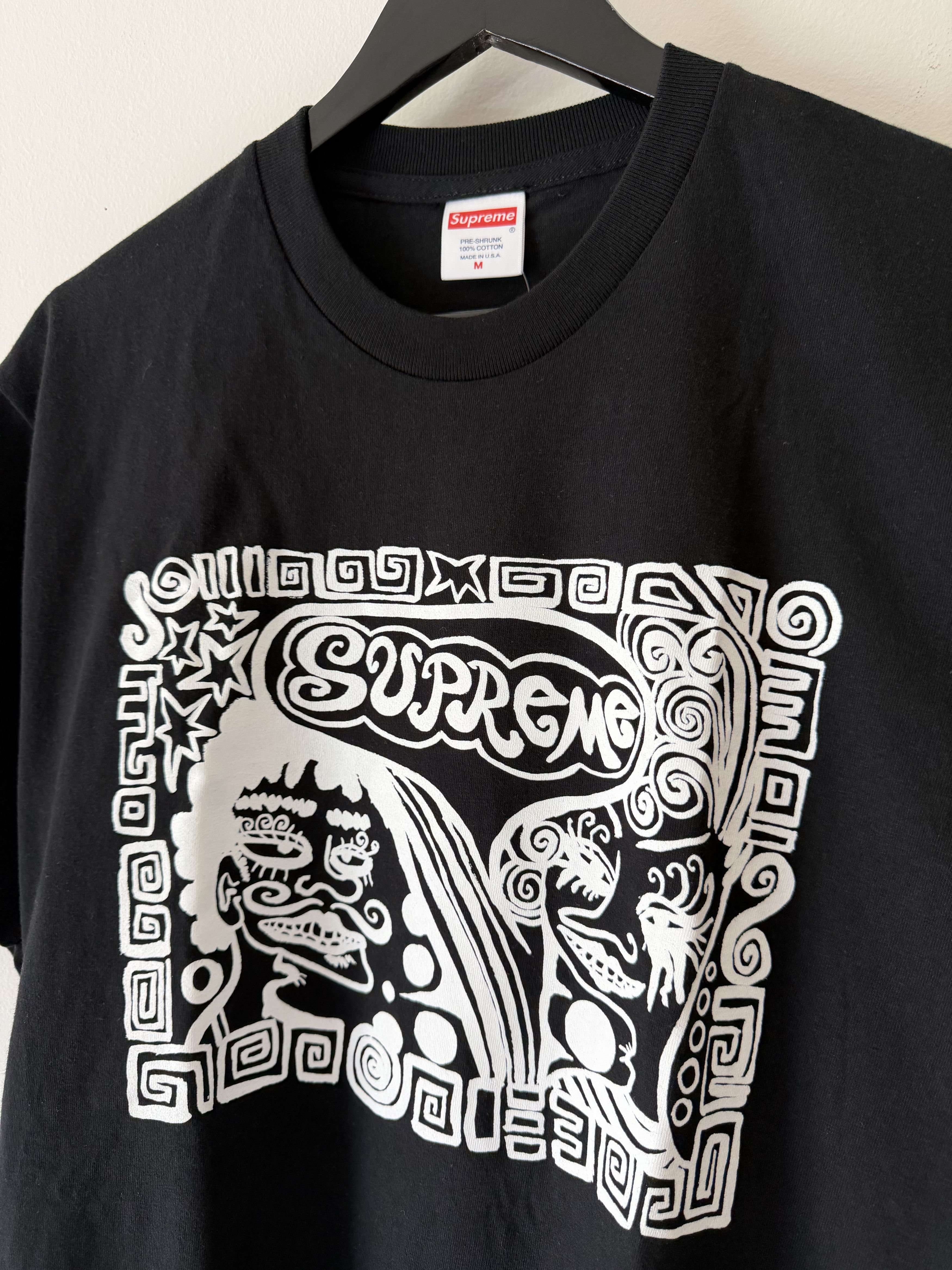 Supreme Supreme FW18 Faces Tee in Black Size US M / EU 48-50 / 2 - 2 Thumbnail