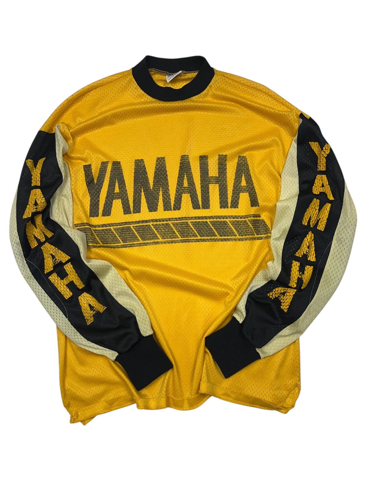 Vintage × Yamaha Vintage 70s Yamaha Motorcross Mesh Jersey Malcolm Smith Size US M / EU 48-50 / 2 - 1 Thumbnail