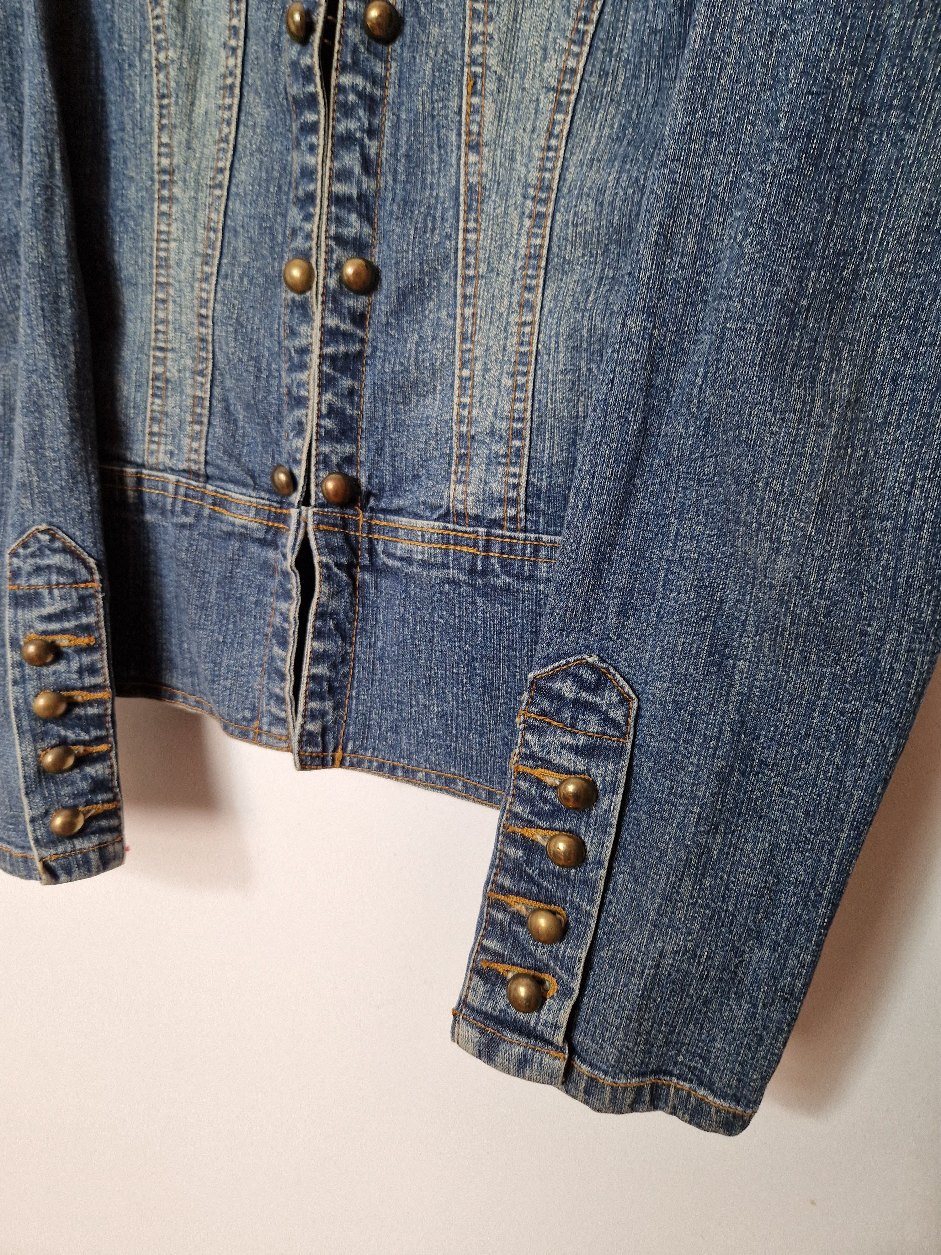 Japanese Brand × Vintage vintage denim jacket Size S / US 4 / IT 40 - 13 Thumbnail