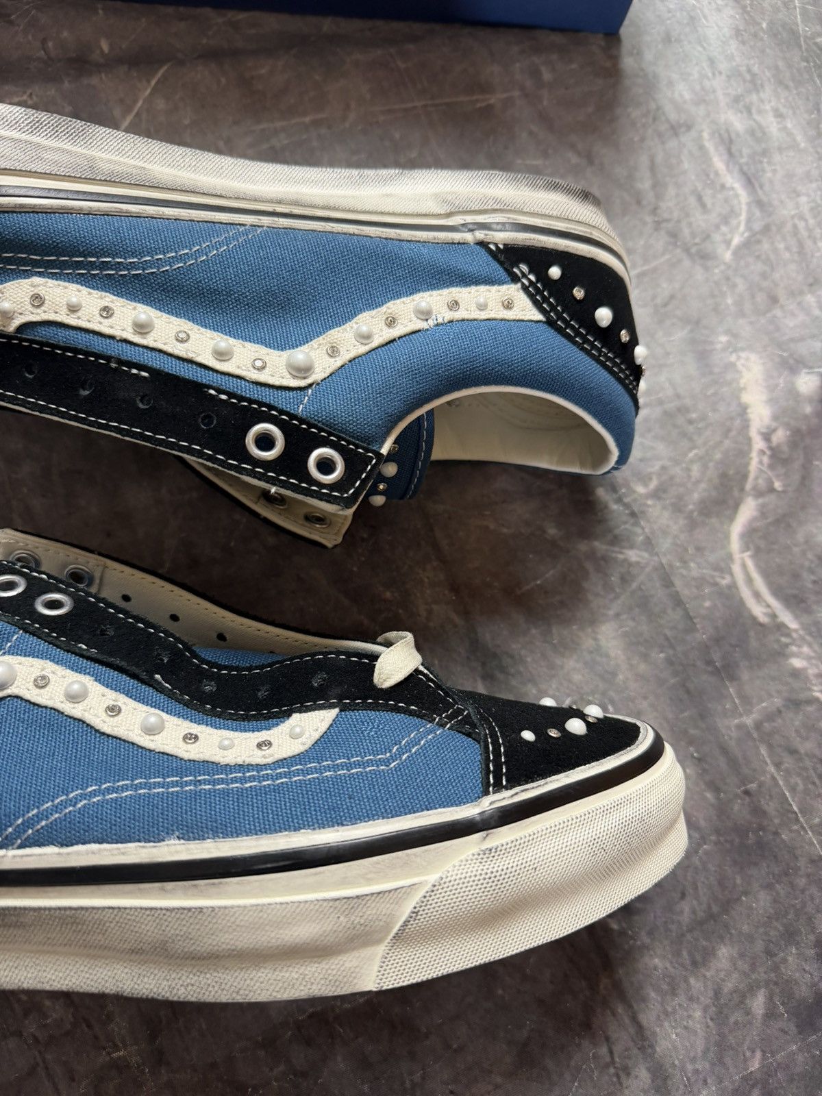 Satoshi Nakamoto × Vans Vans Pearlized Premium Old Skool 36 in Blue Size US 12 / EU 45 - 3 Thumbnail