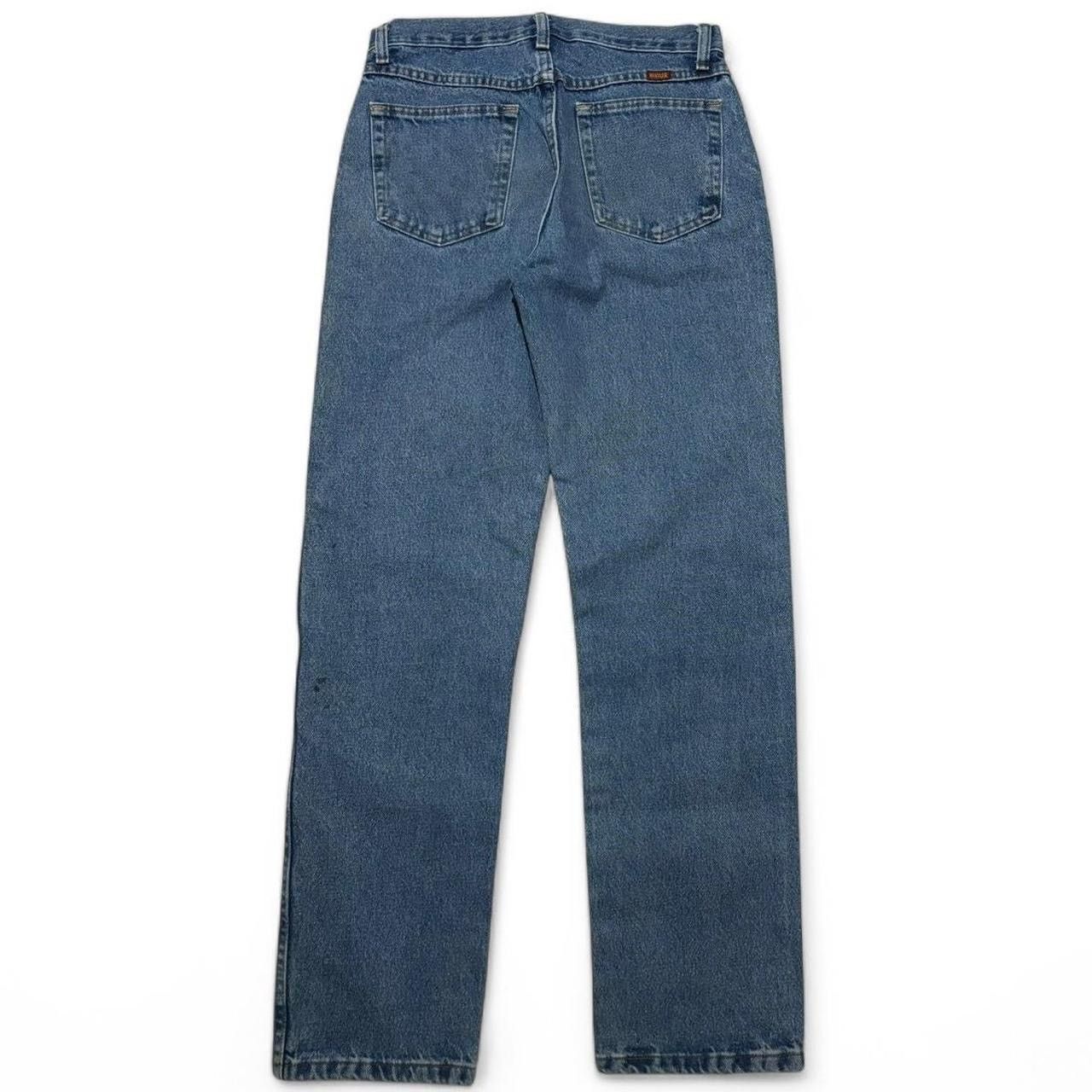 Rustler Midwash Worn Faded Blue Denim Jeans 30x32 Size US 30 / EU 46 - 6 Thumbnail
