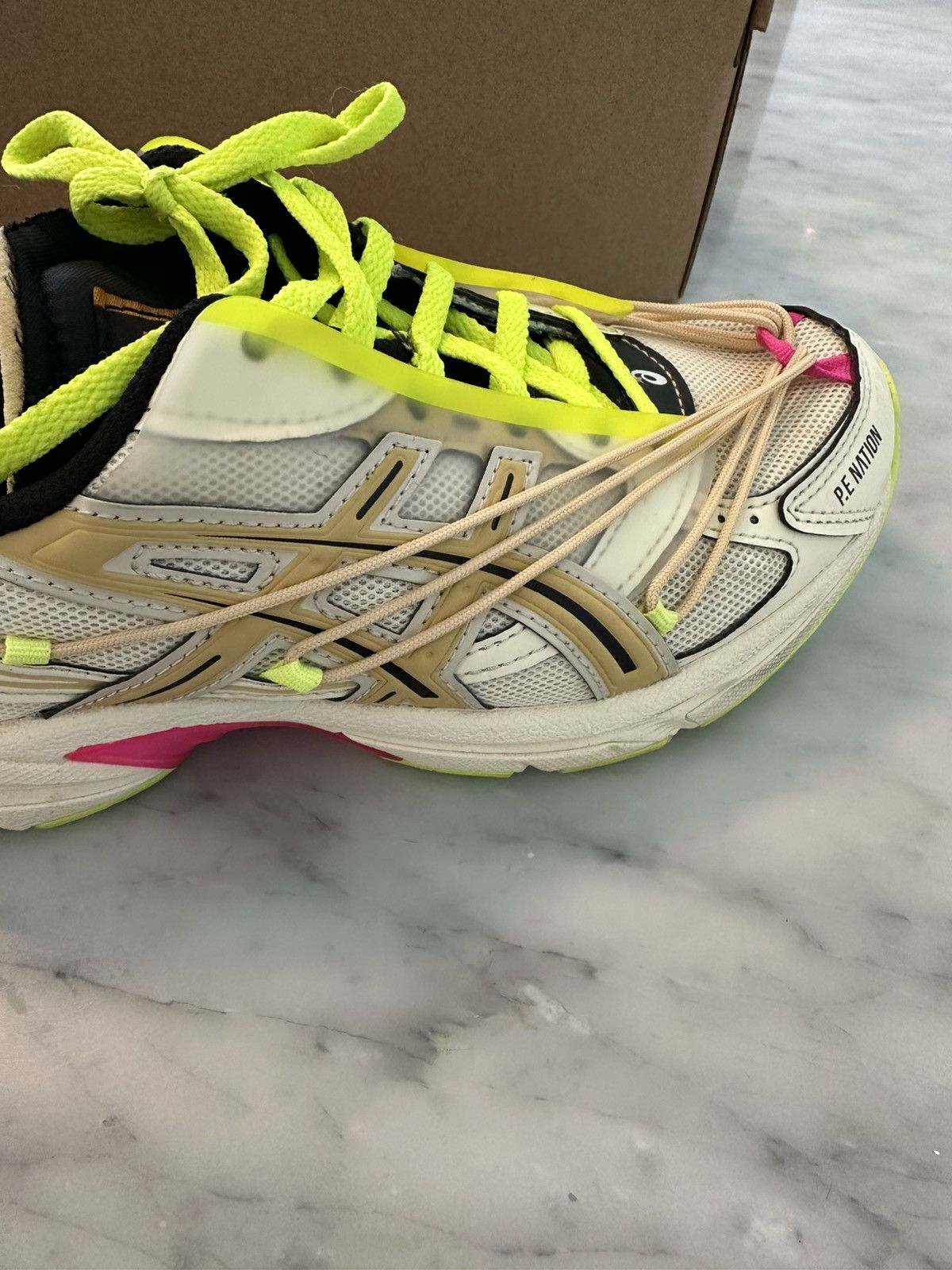Asics ASICS P.E Nation Gel 1130 Cream/Paper bag Size US 4.5 / IT 34.5 - 3 Thumbnail