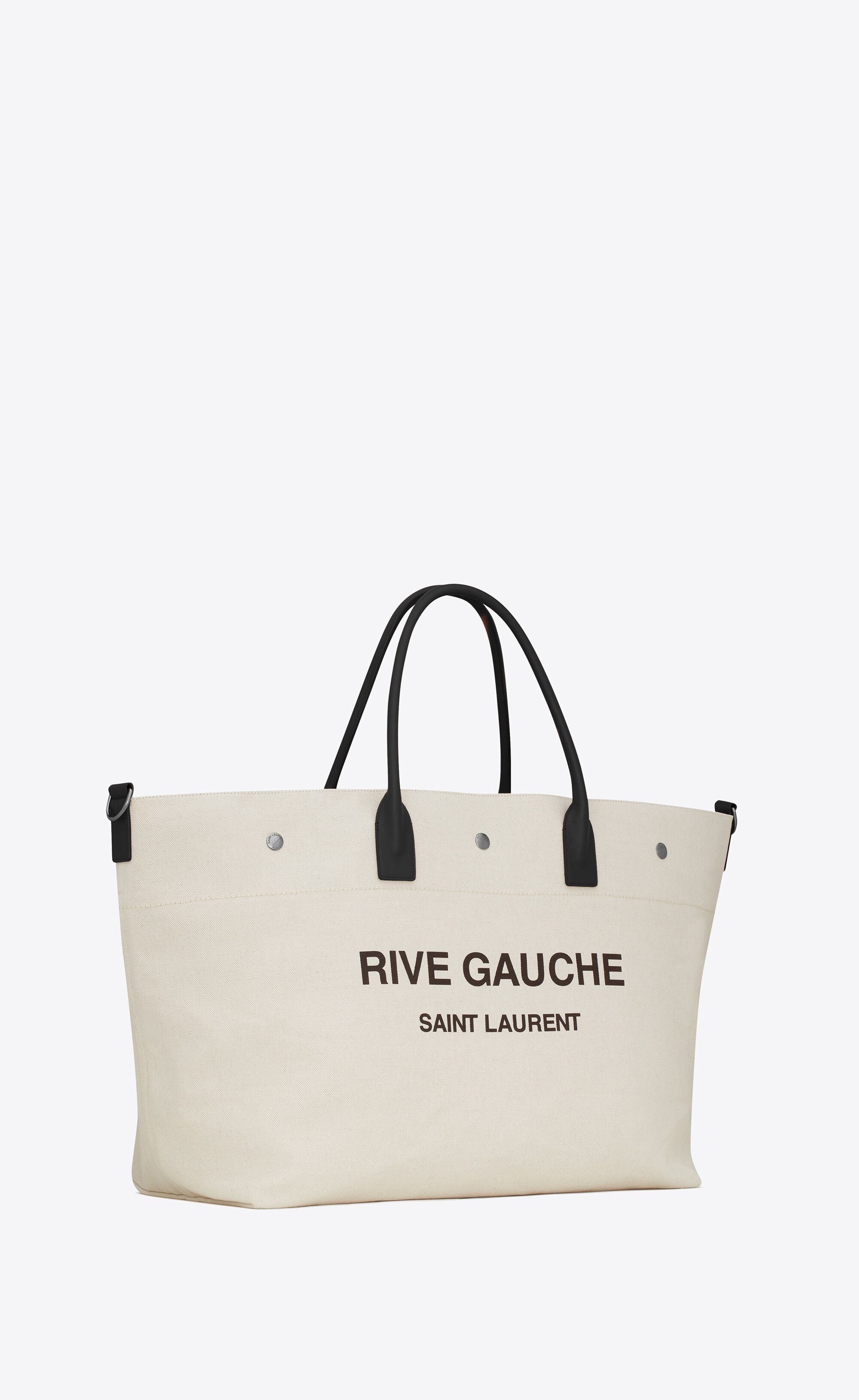 Saint Laurent Paris o1b1hav110125 685543 Size: OS / Shopping Leather Bag Beige Size ONE SIZE - 4 Thumbnail