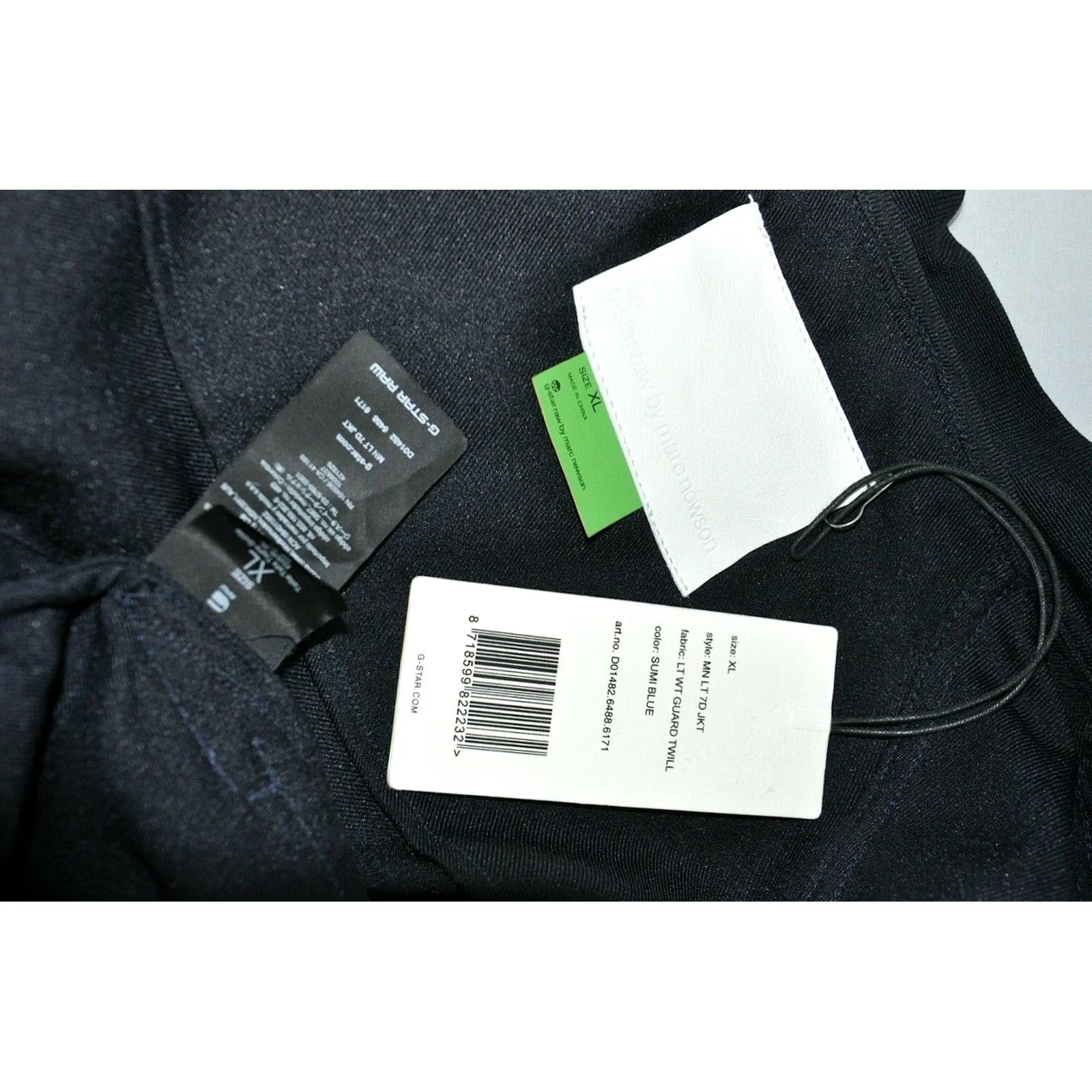 G-Star G-STAR RAW MARC NEWSON LT 7D JKT BLUE MEN'S XL Jacket Mens XL Blue Vintage No N/A Size US XL / EU 56 / 4 - 7 Thumbnail