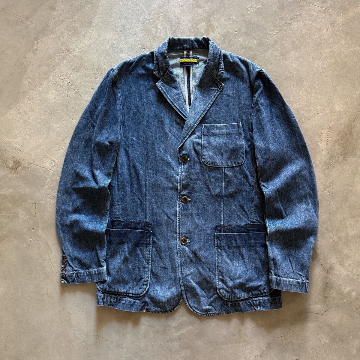 Rugby Ralph Lauren Vintage Ralph Lauren Rugby Selvedge Denim 3-Button Jacket Size US M / EU 48-50 / 2 - 1 Thumbnail