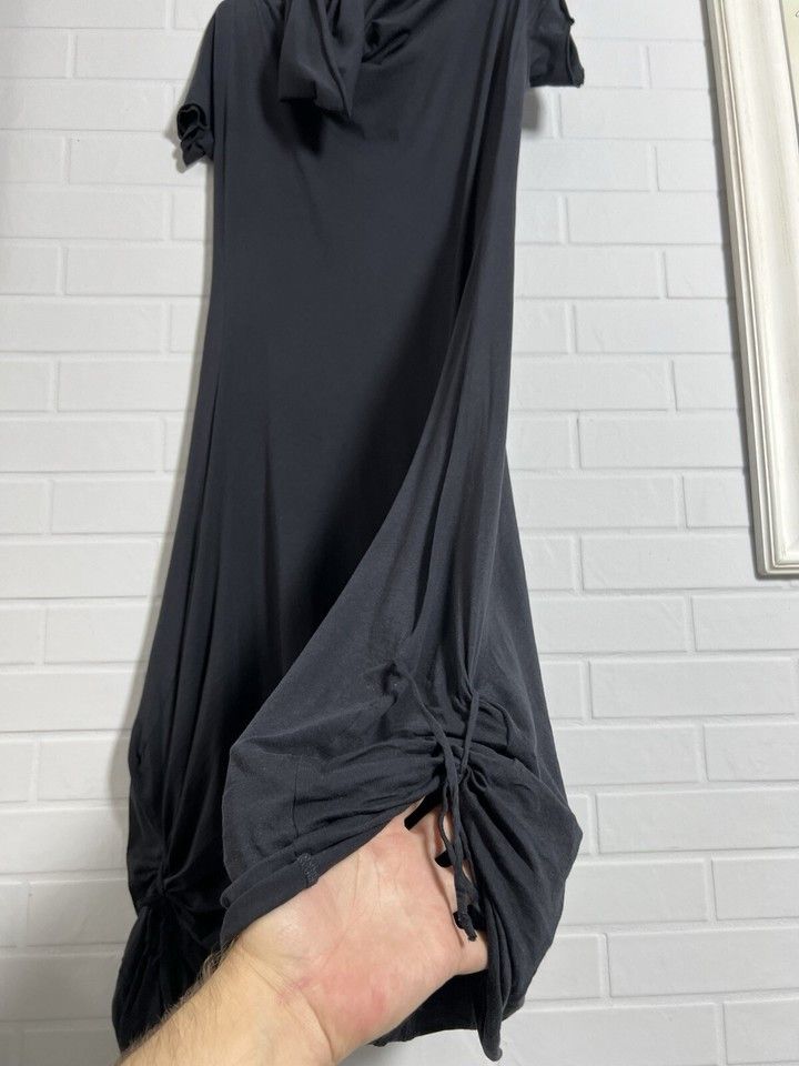 Rundholz Rundholz Women's Long Cotton Dress Short Sleeve Gray Size S Size S / US 4 / IT 40 - 7 Thumbnail