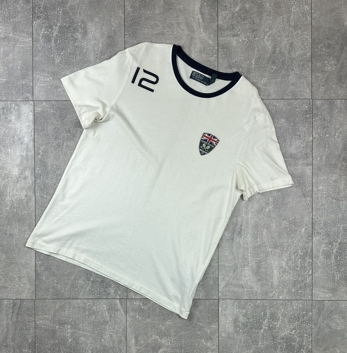Polo Ralph Lauren Polo Ralph Lauren Wimbledon Logo White T-Shirt Size US L / EU 52-54 / 3 - 2 Thumbnail