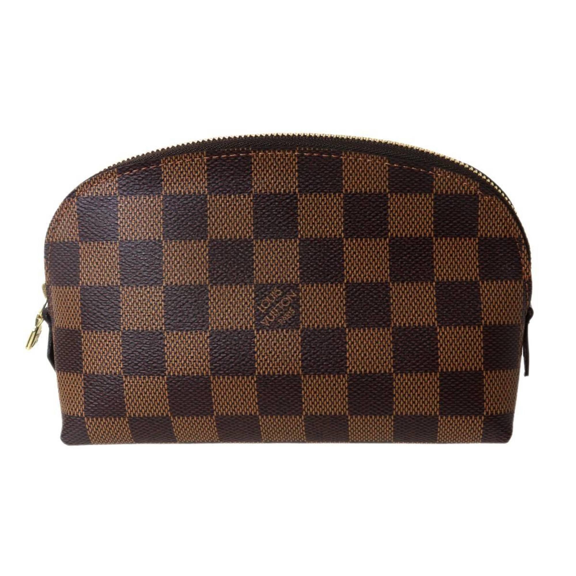 Louis Vuitton Louis Vuitton Pochette Tick Pouch Damier Ebene N47516 C104 Size ONE SIZE - 1 Thumbnail