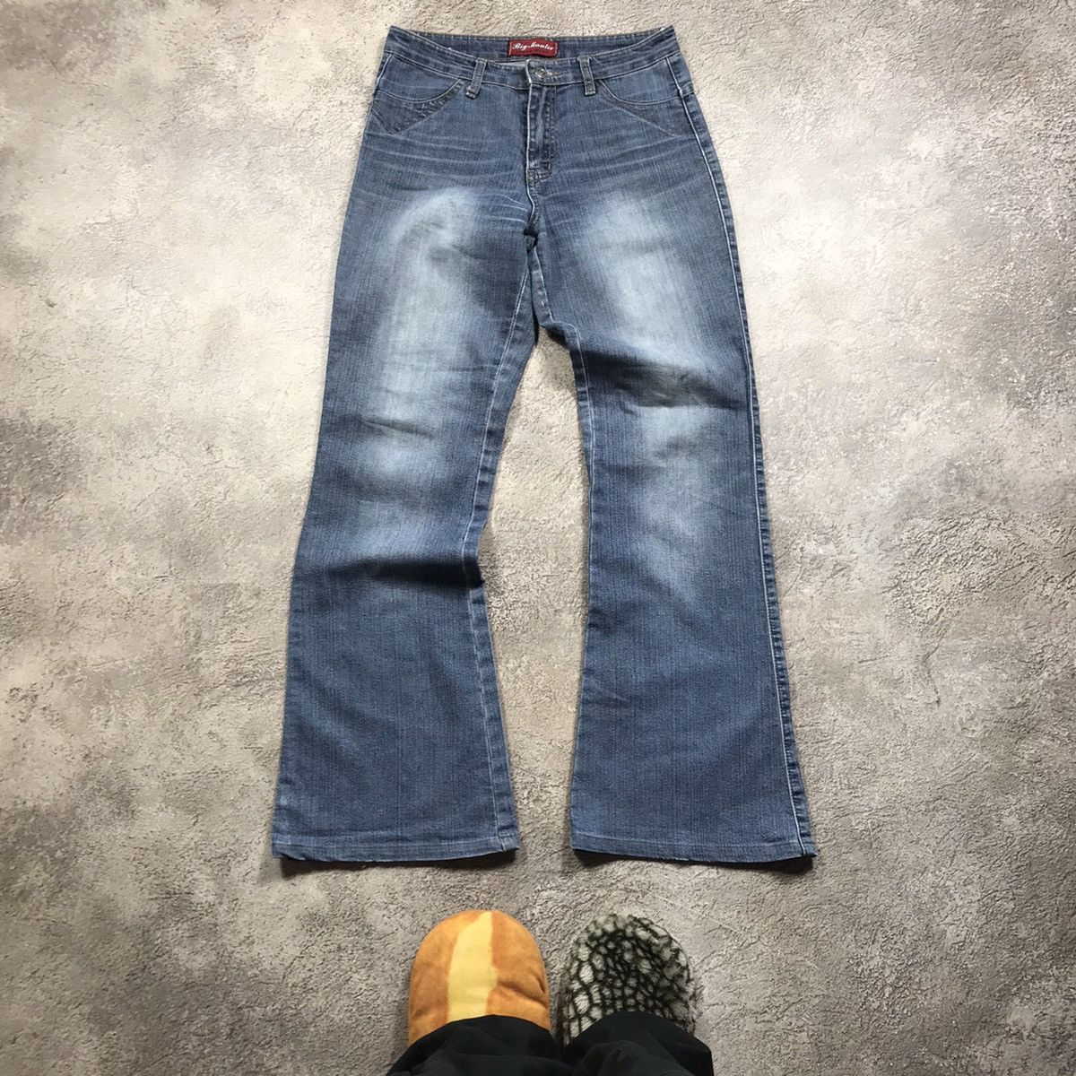Japanese Brand Vintage Faded Japan 90s Distressed Denim Jeans Spring Pants Size 27" / US 4 / IT 40 - 2 Thumbnail
