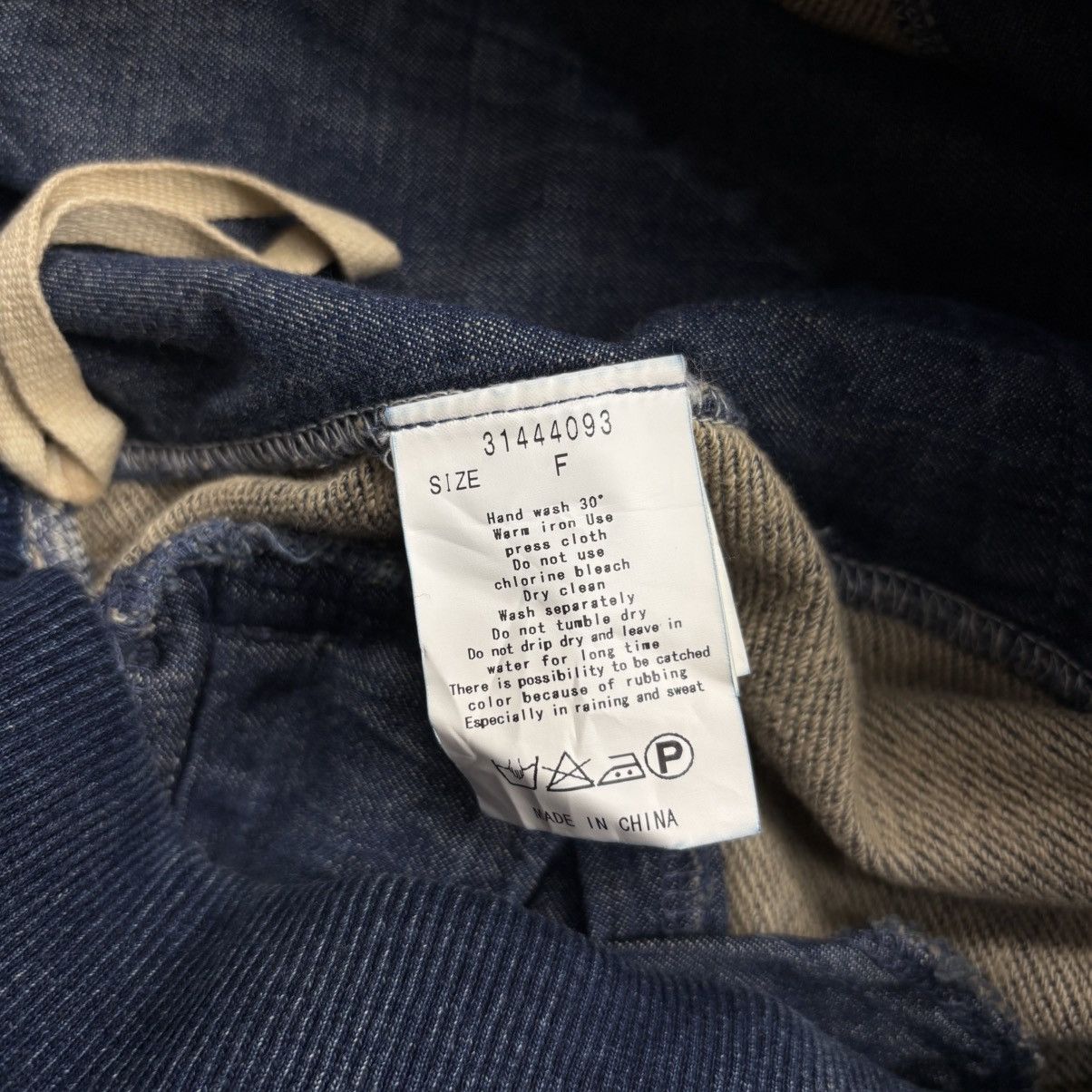 GOA Archive GOA - Maxi Multizips Skirt Denim Size 29" - 14 Thumbnail