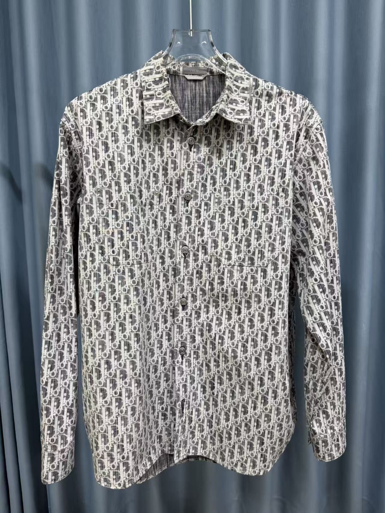 Dior Dior Oblique Denim Button Up Shirt Size 40 Size US XXS / EU 40 - 1 Thumbnail