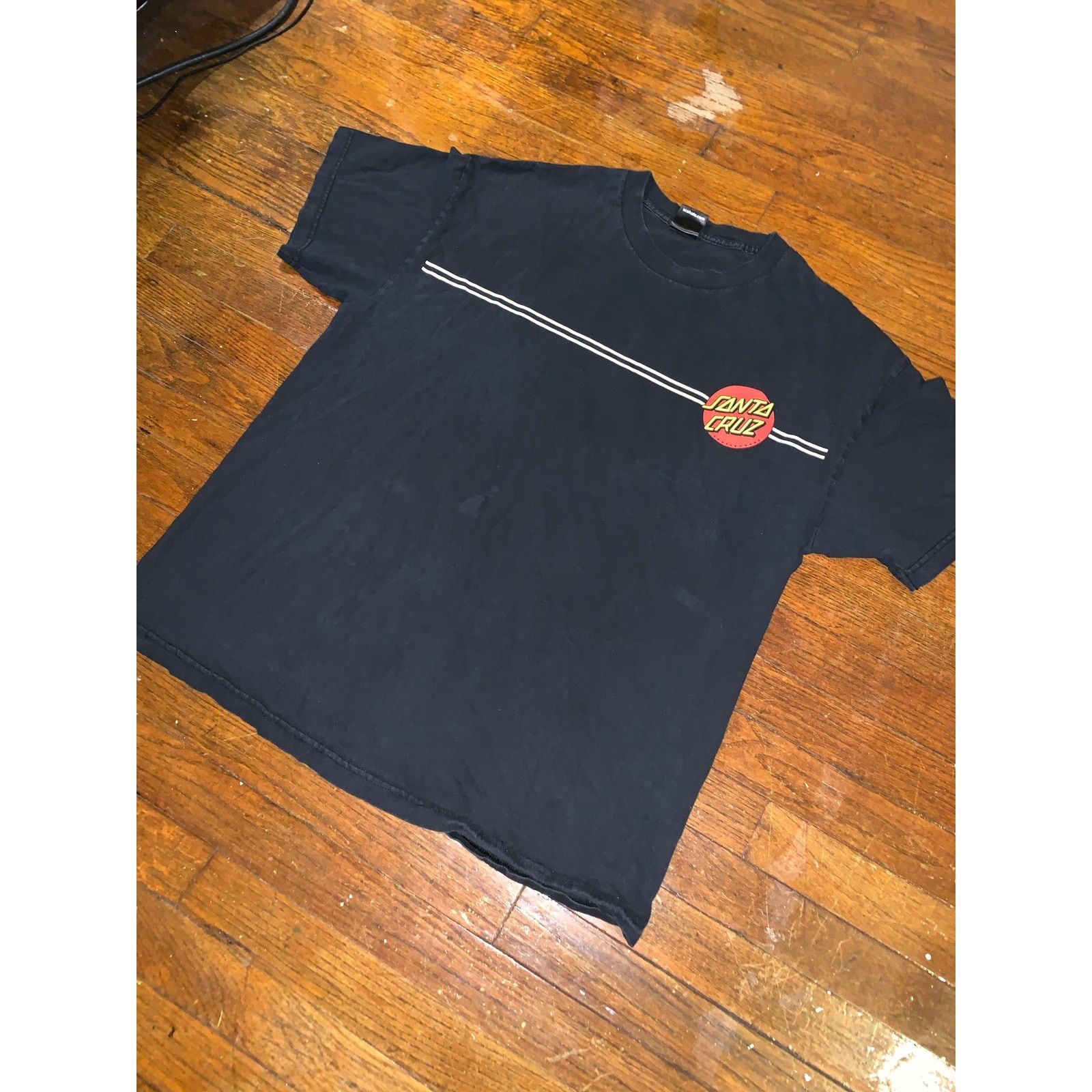 Santa Cruz Skateboards Santa Cruz Skateboards Classic Dot T Shirt Black XL Size US XL / EU 56 / 4 - 3 Thumbnail