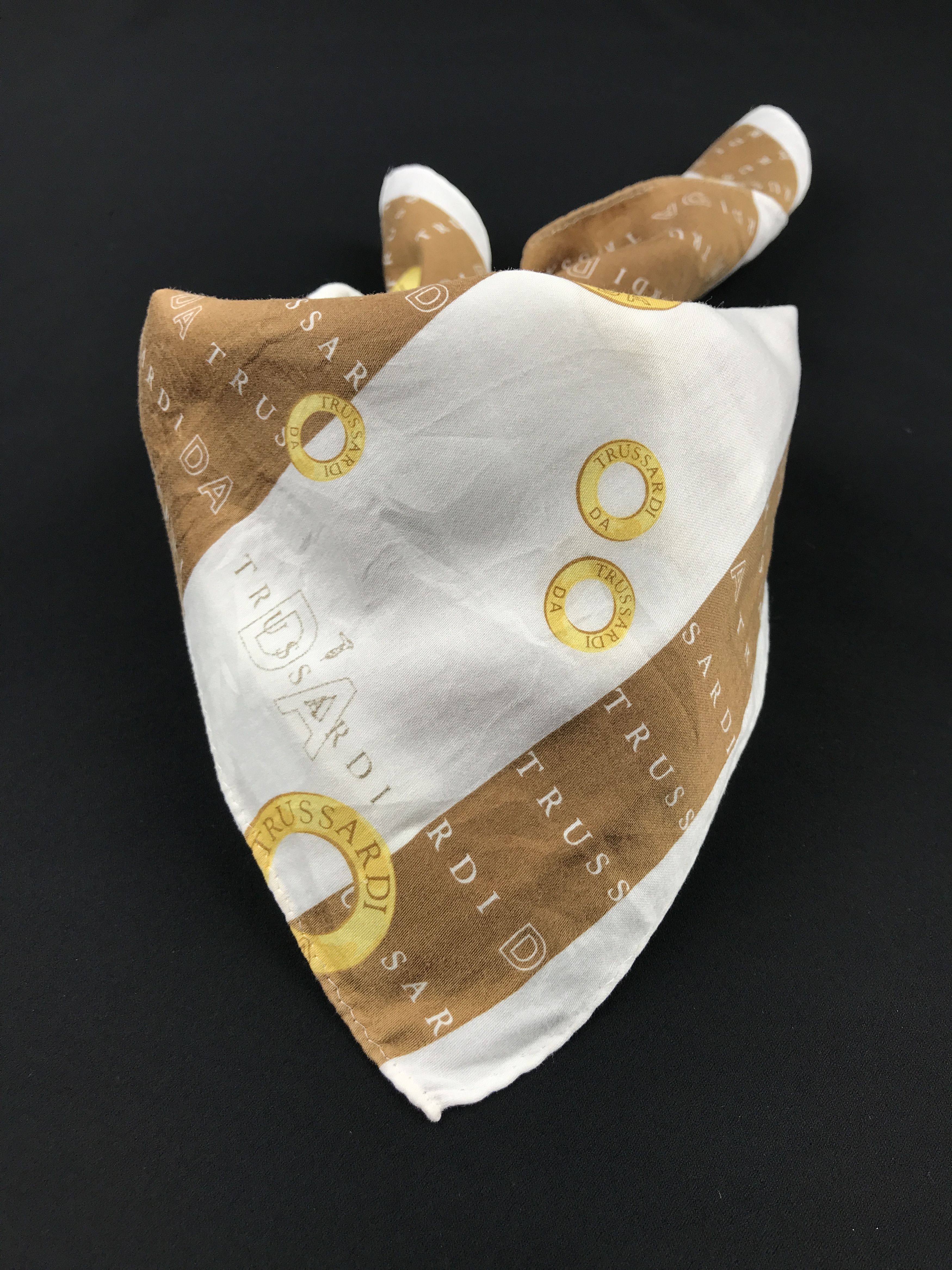 Designer × Trussardi × Vintage Vintage Trussardi Bandana Neckerchief Handkerchief Size ONE SIZE - 3 Thumbnail