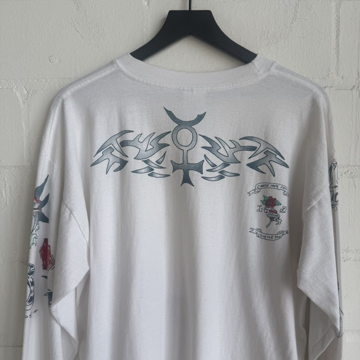 Other Vintage Dennis Rodman Tattoo L/S Shirt Size US XL / EU 56 / 4 - 3 Thumbnail