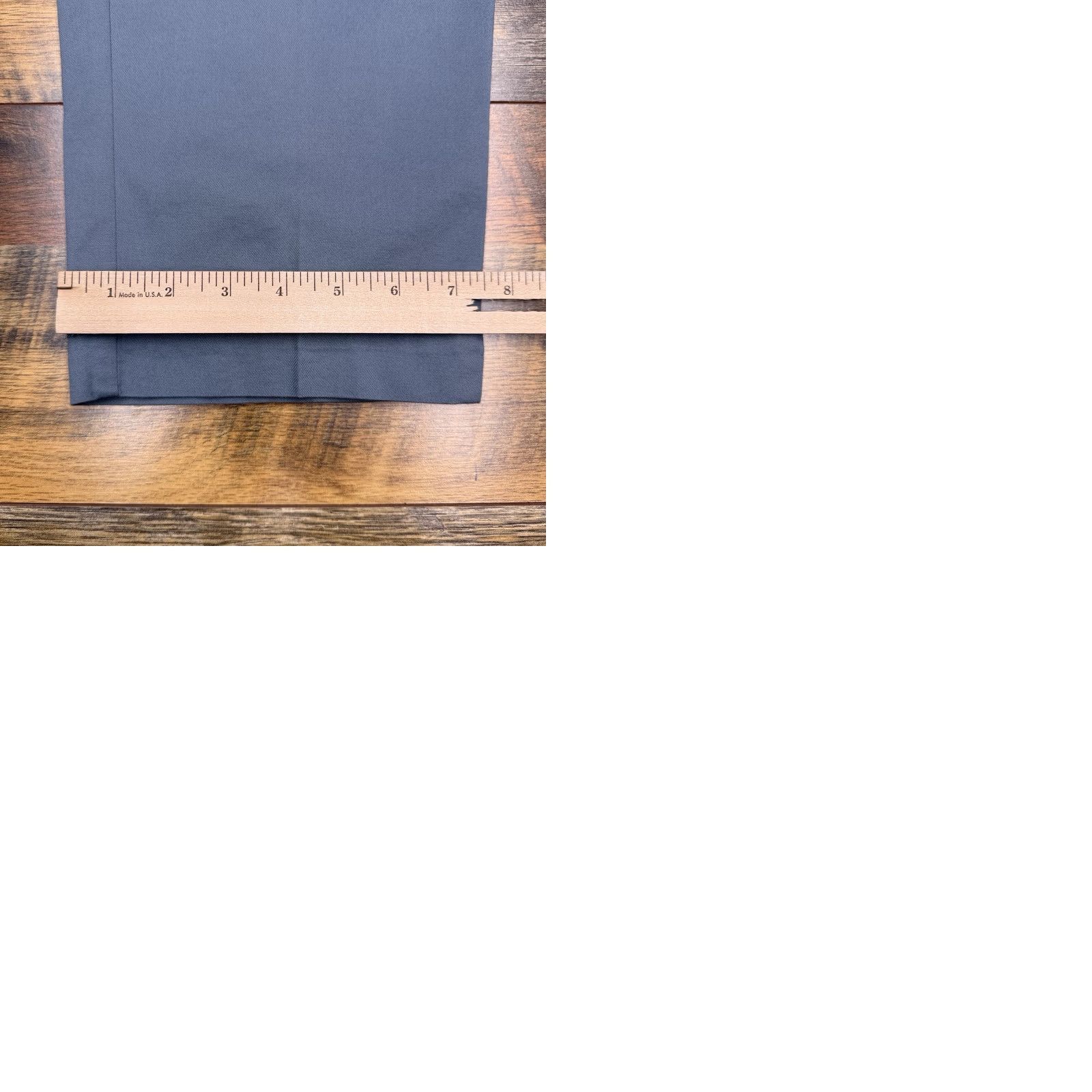 Loft Loft Womens Cropped Pants 12P Gray Mid Rise Stretch Twill Casual Straight Vintage No Size 34" / US 12 / IT 48 - 9 Thumbnail