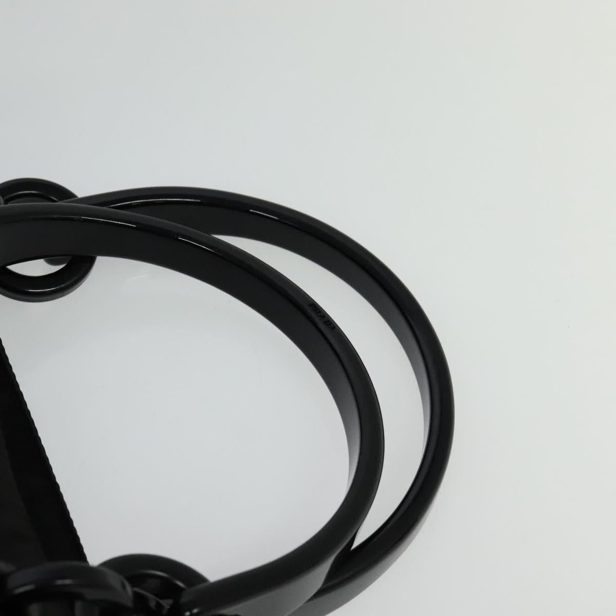 Prada PRADA Hand Bag Nylon Black Silver Size ONE SIZE - 8 Thumbnail
