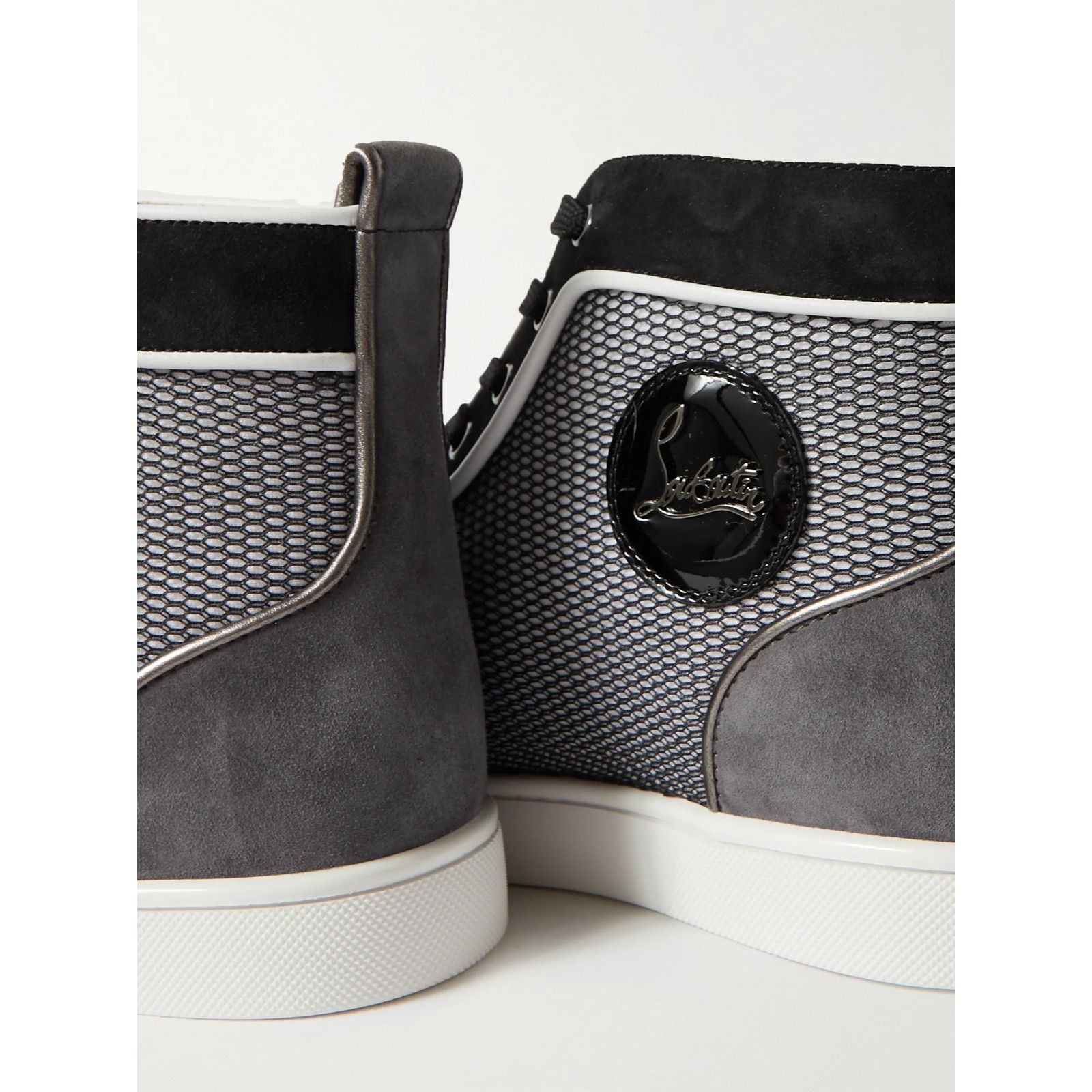 Christian Louboutin Christian Louboutin Louis Orlato Flat Black Grey White Size US 15 / EU 48 - 9 Thumbnail