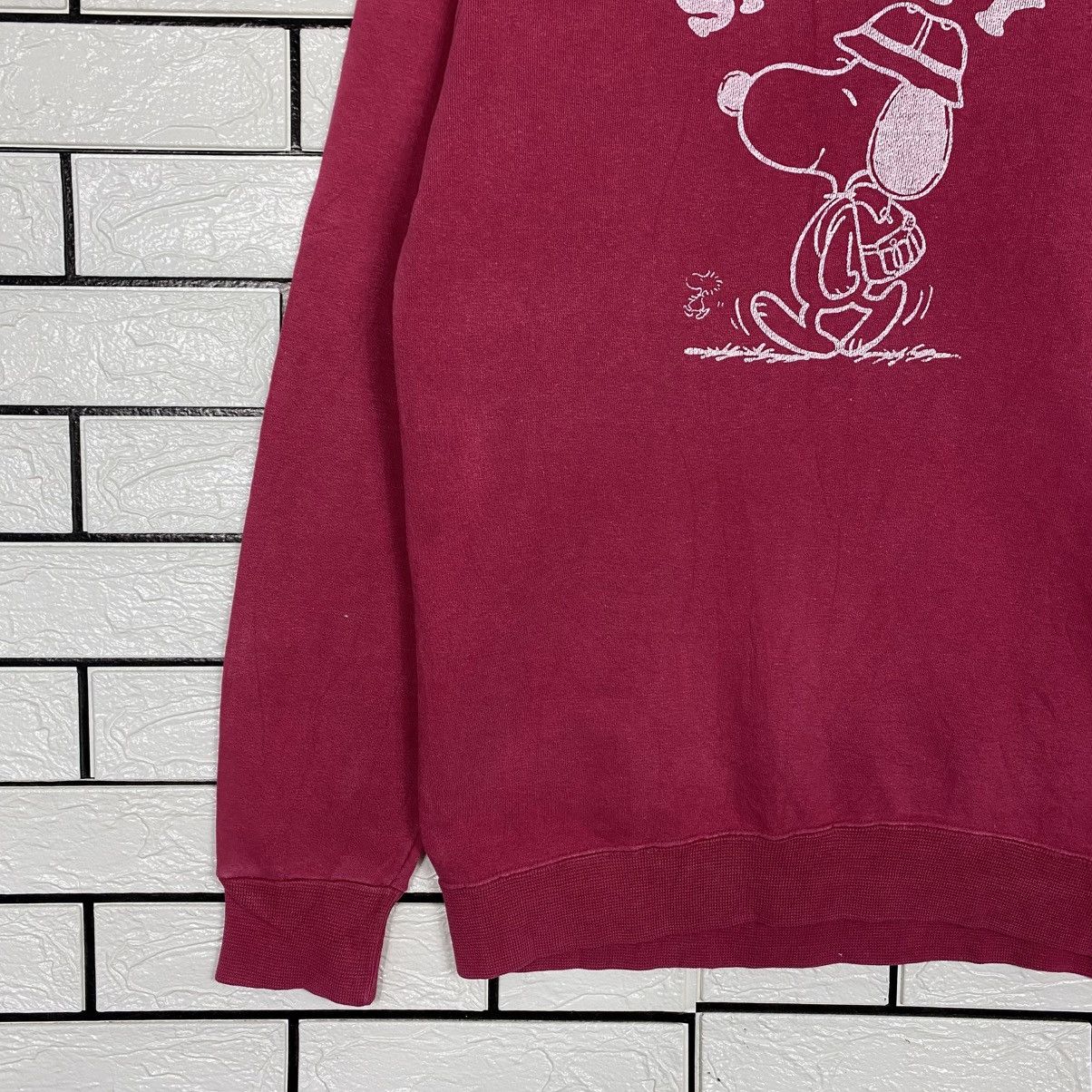 Vintage 📌Vintage Sweatshirt Snoopy USA Big Logo Size US M / EU 48-50 / 2 - 5 Thumbnail