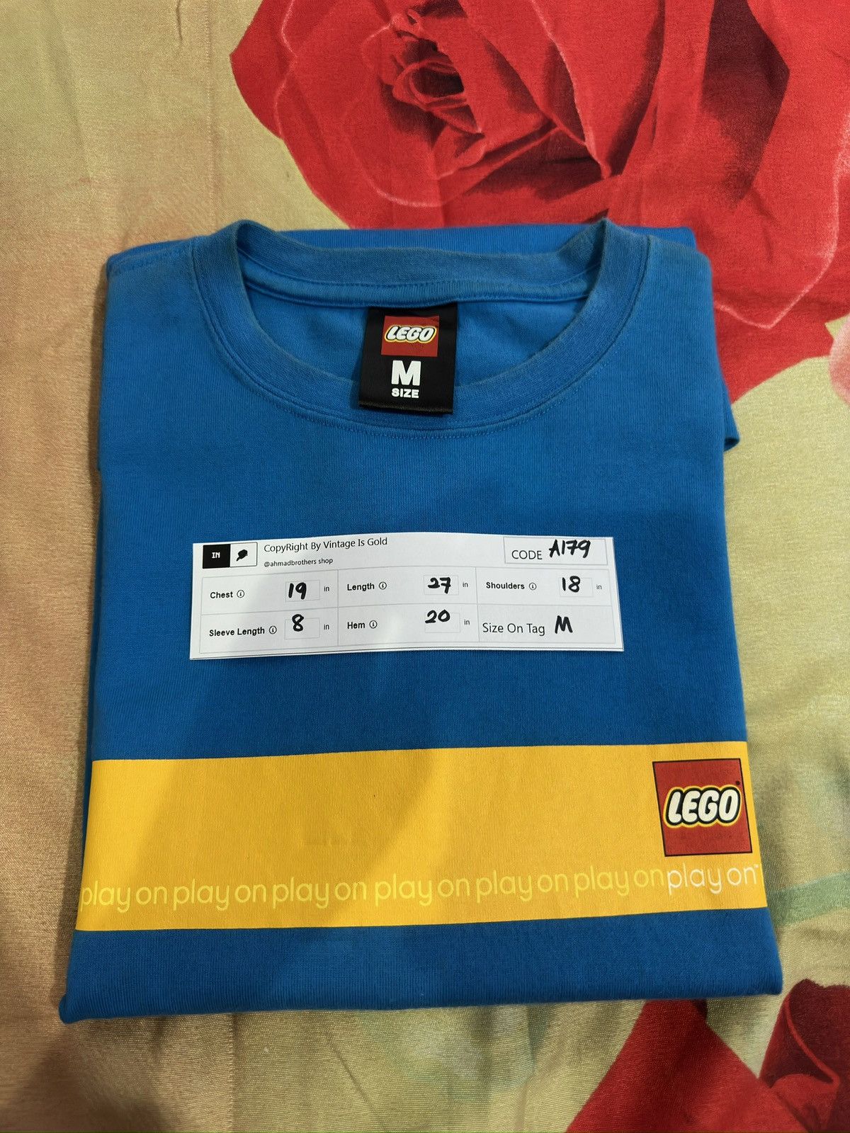 LEGO Vintage 00s Lego Men Japan Tshirt A179 Size US S / EU 44-46 / 1 - 11 Thumbnail