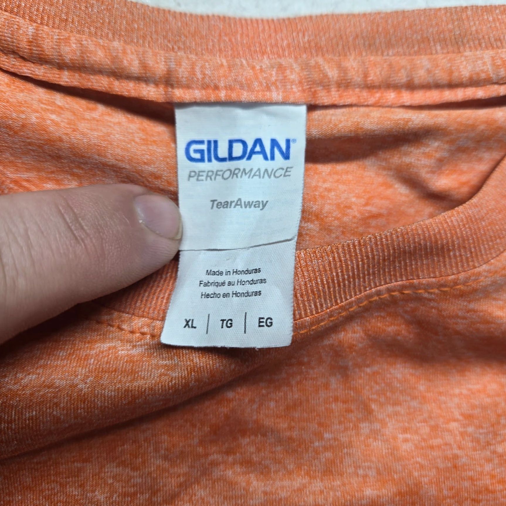 Gildan VINTAGE Shirt Las Vegas Sin City T-Shirt Adult XL Orange Graphic 90s Mens Size US XL / EU 56 / 4 - 3 Thumbnail