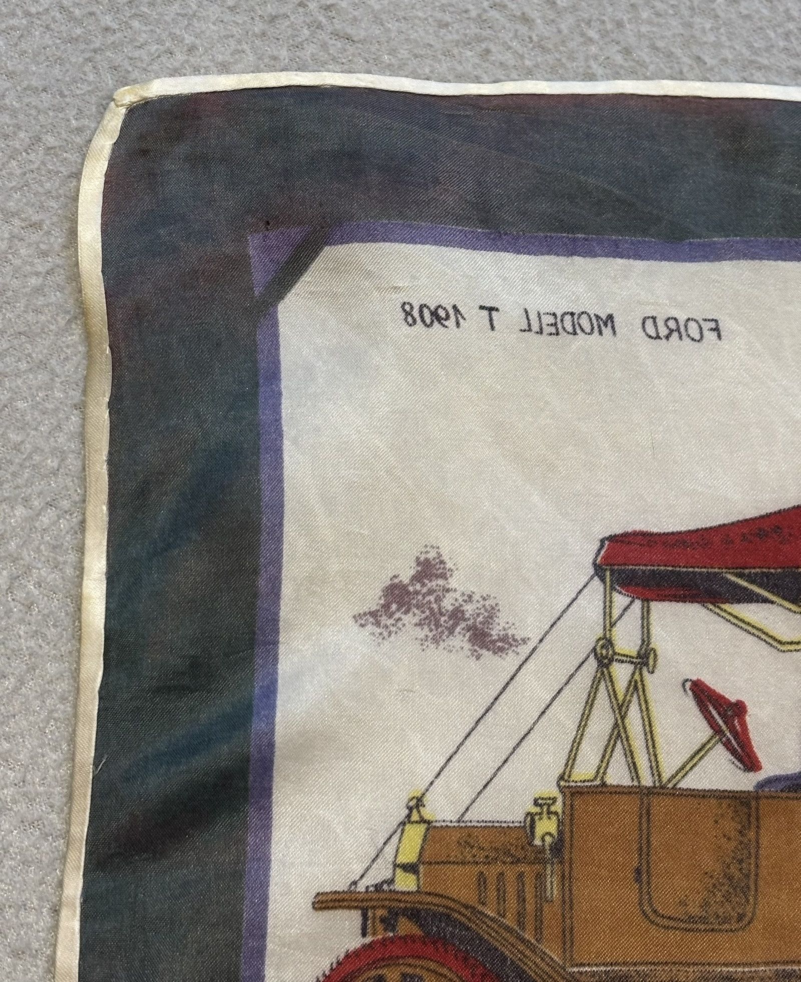 Other Scarf/Scarf Old cars Vintage cars 60s/70s Size ONE SIZE - 12 Thumbnail
