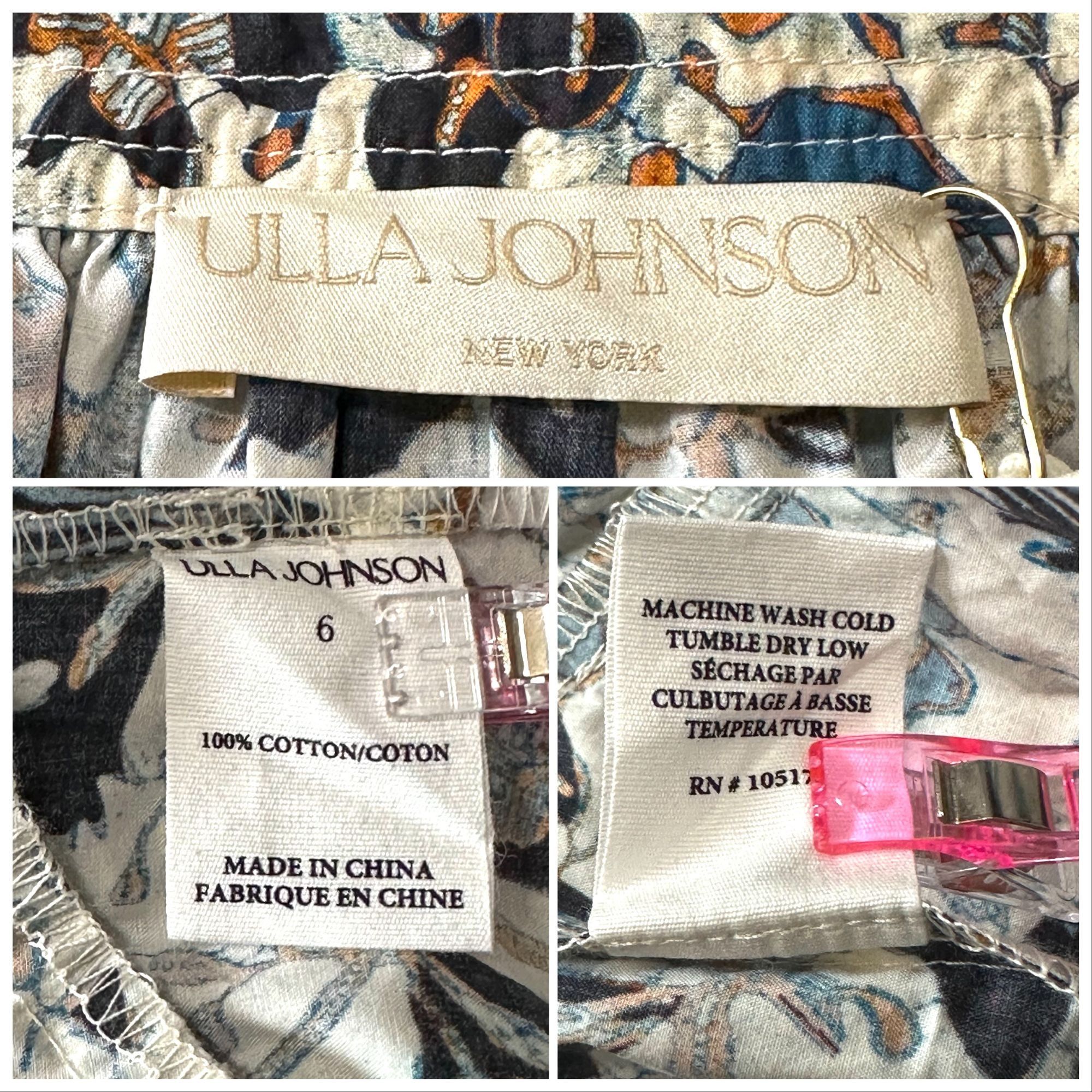 Ulla Johnson Ulla Johnson Allegra Skirt in Clematis Size 6 NWT Size 28" / US 6 / IT 42 - 4 Thumbnail