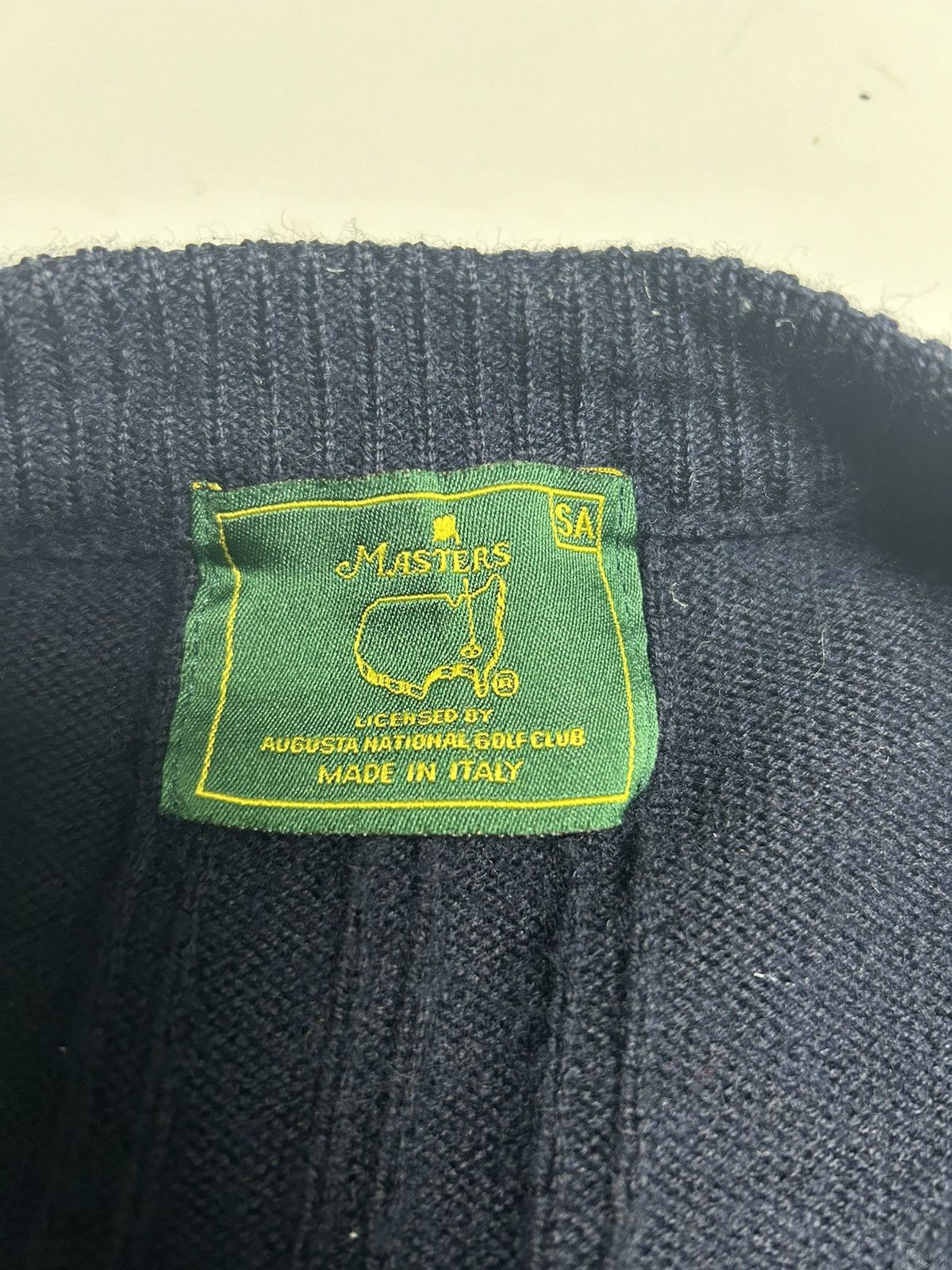The Masters × Vintage VINTAGE MASTERS GOLF CLUB KNITWEAR VEST Size US S / EU 44-46 / 1 - 6 Thumbnail