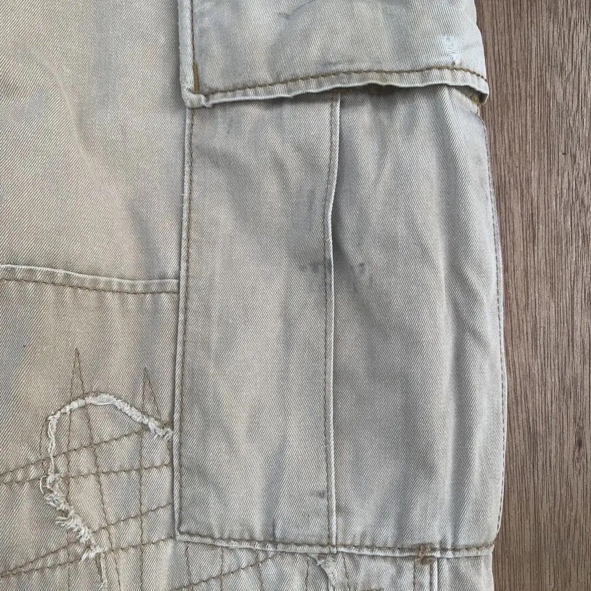Vintage RUSTY DIRTY ‼️ VINTAGE BIG JOHN TROUSERS FADED COMBAT CARGO Size US 34 / EU 50 - 7 Thumbnail