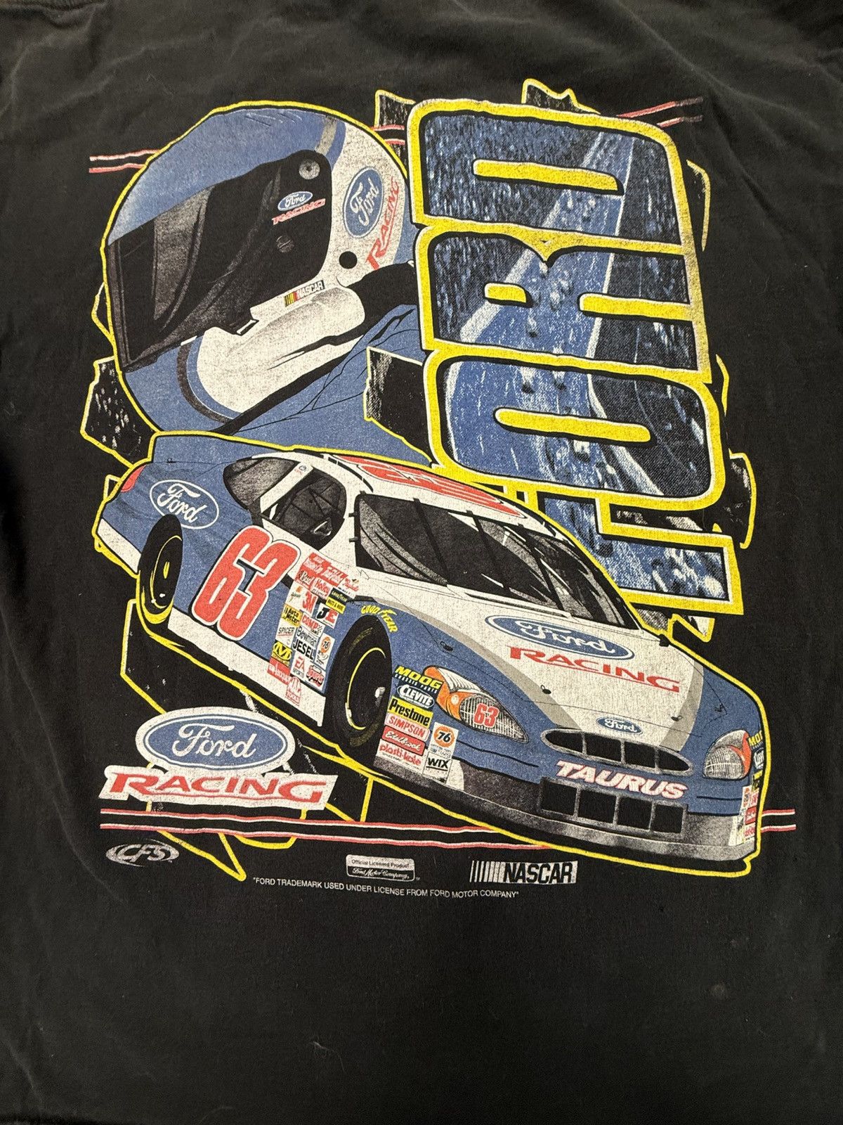 Vintage Vtg Ford Racing Shirt Size US XL / EU 56 / 4 - 4 Thumbnail