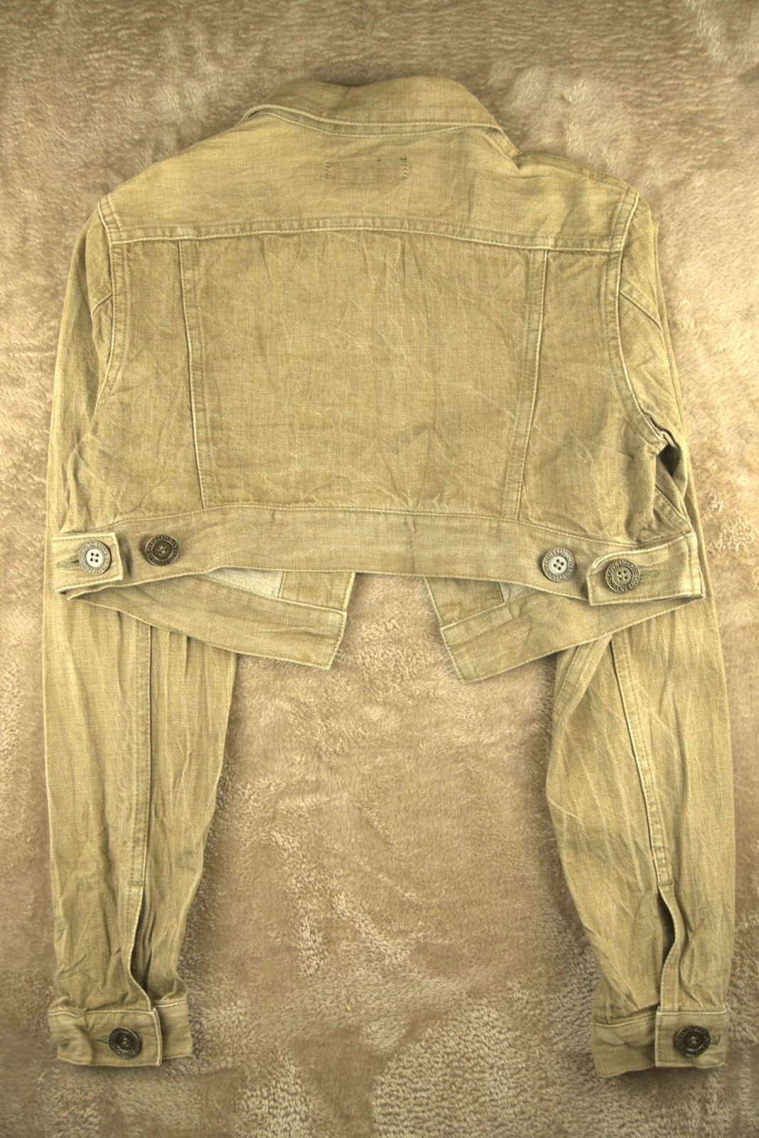Yohji Yamamoto Yohji Yamamoto Cropped Jacket Long Sleeves Y's In Love Rare Size XS / US 0-2 / IT 36-38 - 3 Thumbnail