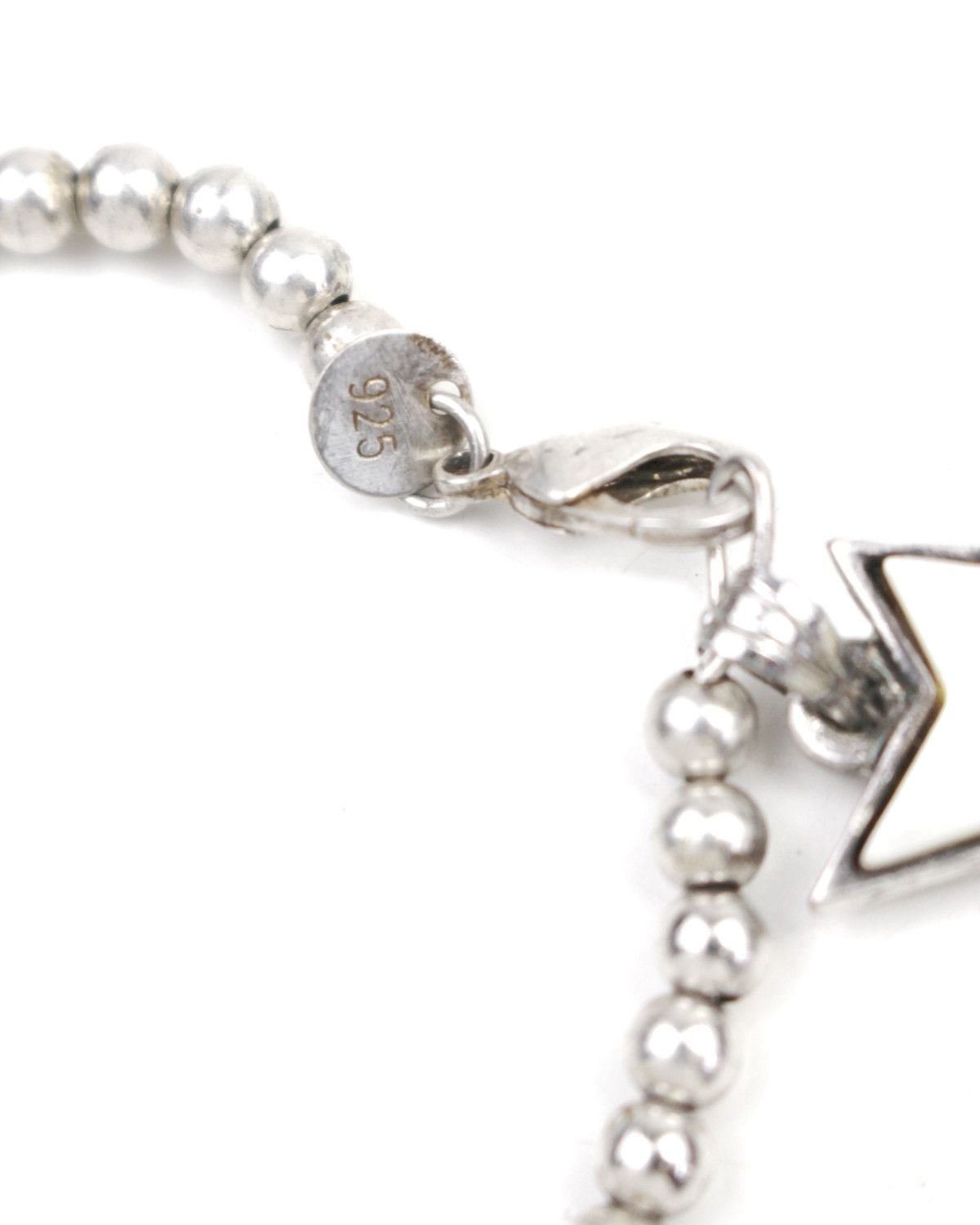 Hysteric Glamour 2000S KENZO JAPAN PEARL STAR CHARM SILVER CHAIN BRACELET Size ONE SIZE - 5 Thumbnail