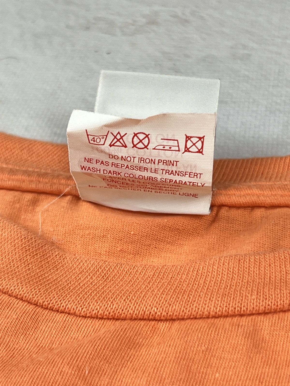 Nike Orange T-Shirt Nike Vintage Streetwear Sk8 Boxy Fit Y2K Rap Size US L / EU 52-54 / 3 - 9 Thumbnail