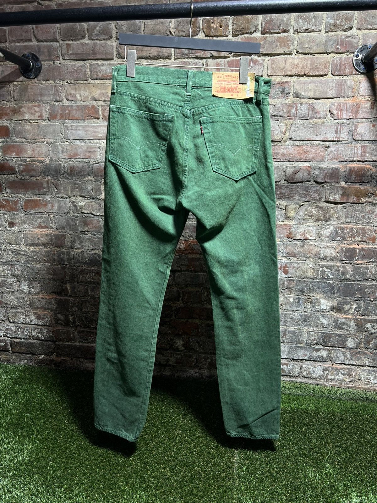 DENIM TEARS Denim Tears x Levi’s Green Jeans Size US 31 - 2 Thumbnail