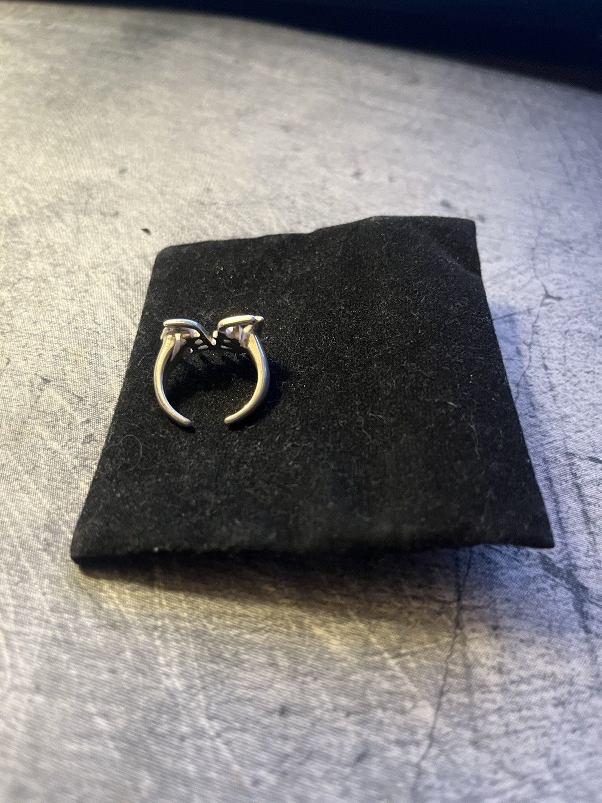 Drain Gang Drain Gang Silver Never Ring Size ONE SIZE - 3 Thumbnail
