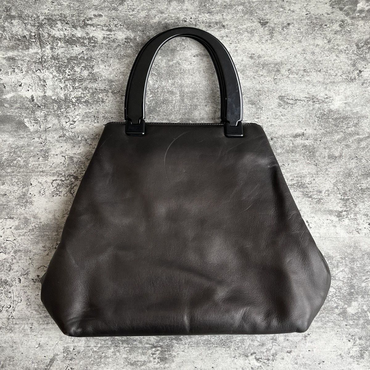 Prada Vintage Prada Iconic Nappa Leather Top Hand-Bag Size ONE SIZE - 2 Thumbnail