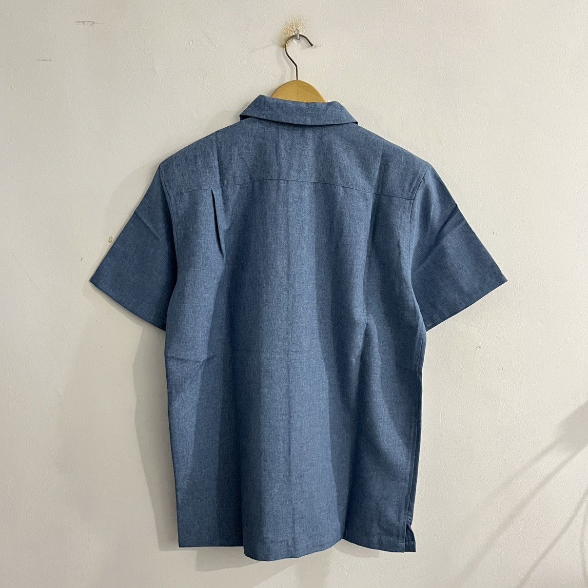 Issey Miyake Mono Mart - Basic Blue Button Up Shirt Size US M / EU 48-50 / 2 - 6 Thumbnail