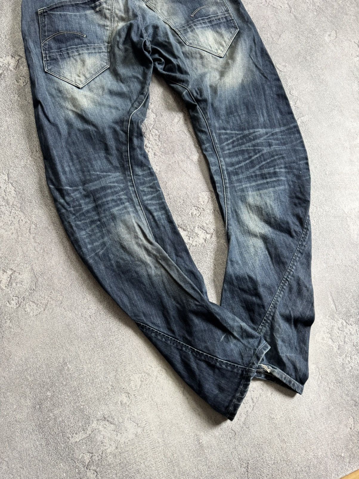 G-Star G Star Arc 3D Jeans 30 L32 Loose Tapered Leg Zip Twisted Size US 30 / EU 46 - 2 Thumbnail