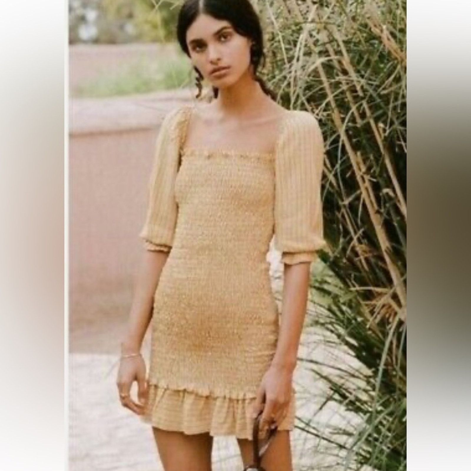 FAITHFULL Faithfull The Brand Es Saada Mini Dress Ceretti Check Size 2 Size XS / US 0-2 / IT 36-38 - 12 Thumbnail
