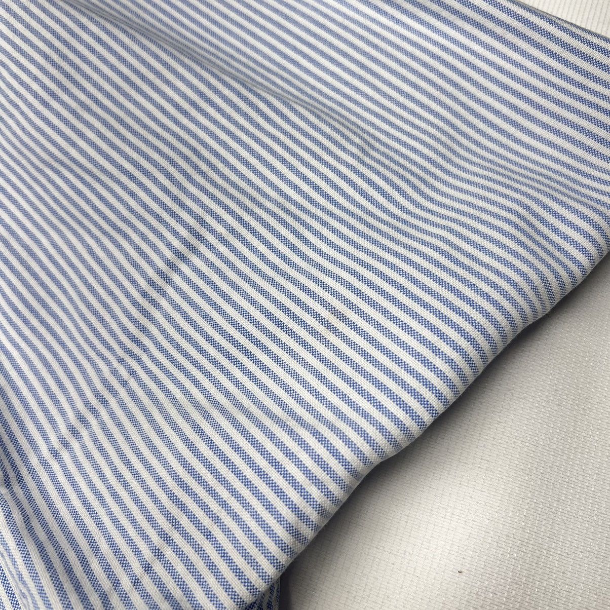 Tommy Hilfiger × Vintage VTG Tommy Hilfiger Button Down Shirt White Blue Striped Size US L / EU 52-54 / 3 - 14 Thumbnail