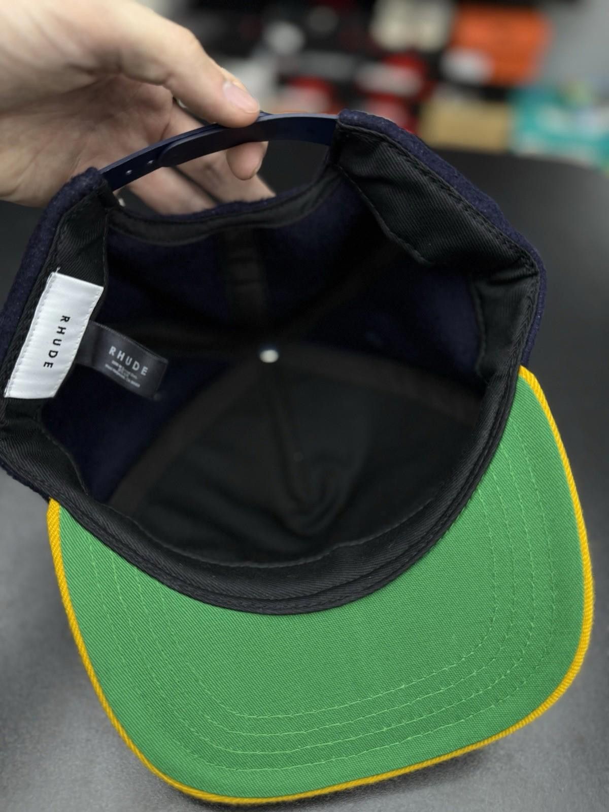 Rhude Rhude Men’s Blue Yellow Hat 100% Authentic Pre Owned 🧼 Size ONE SIZE - 6 Thumbnail