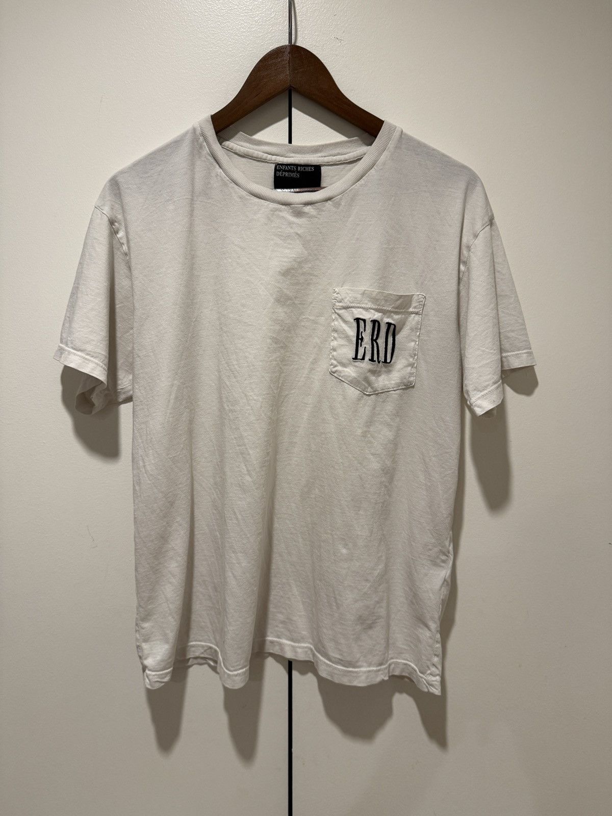 Enfants Riches Deprimes RARE ERD Embroidered Logo Pocket T-Shirt Size US M / EU 48-50 / 2 - 1 Thumbnail