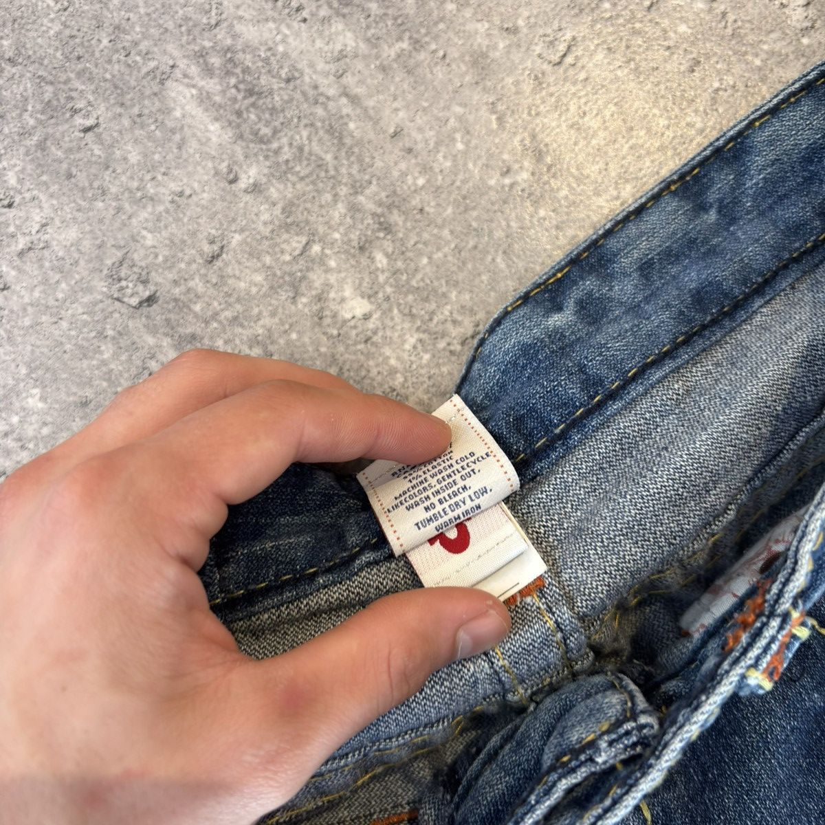 True Religion Y2k True Religion Denim Shorts Size US 32 / EU 48 - 8 Thumbnail