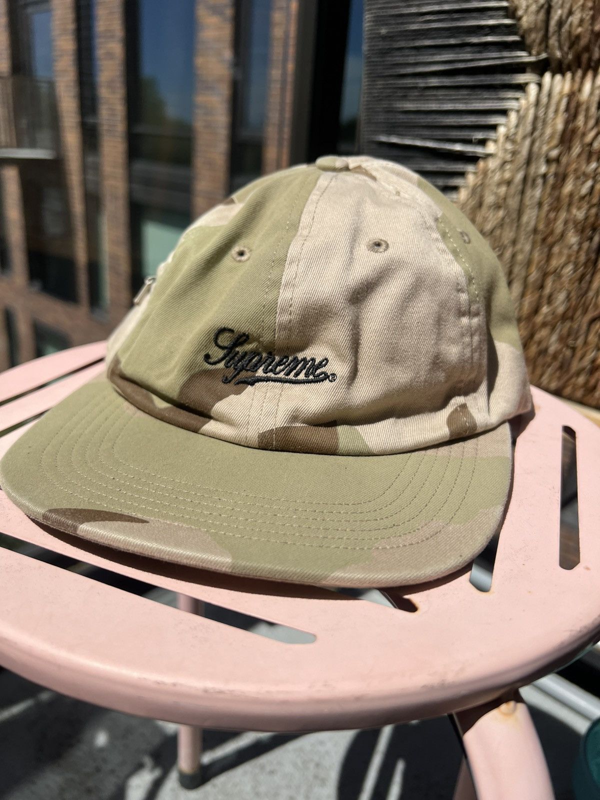 Supreme S/S ‘18 Side Pocket Script 6-Panel Size ONE SIZE - 1 Thumbnail