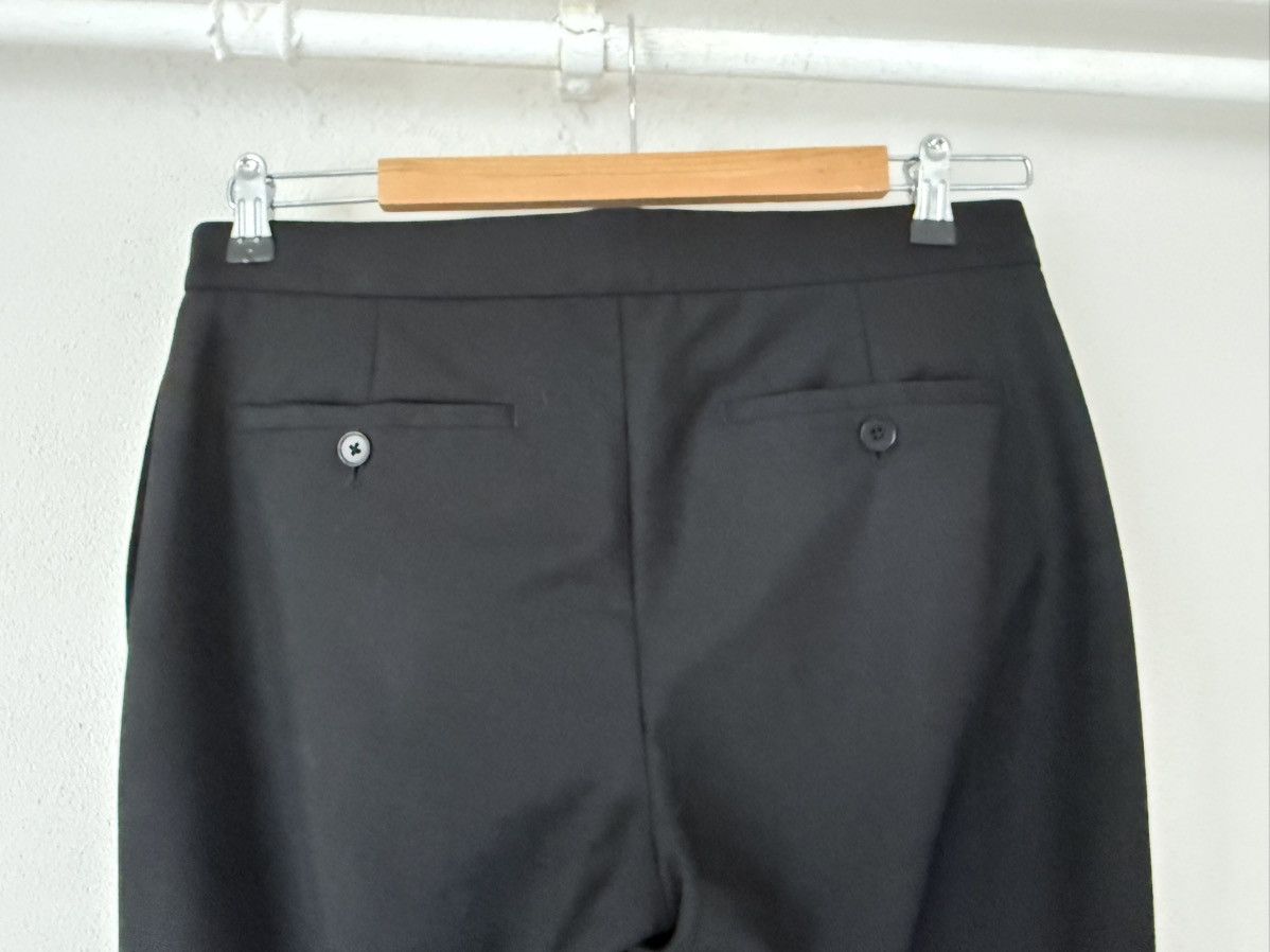 Hermes Black Wool-Mohair Trousers with Crocodile Waist Detail Size US 34 / EU 50 - 7 Thumbnail