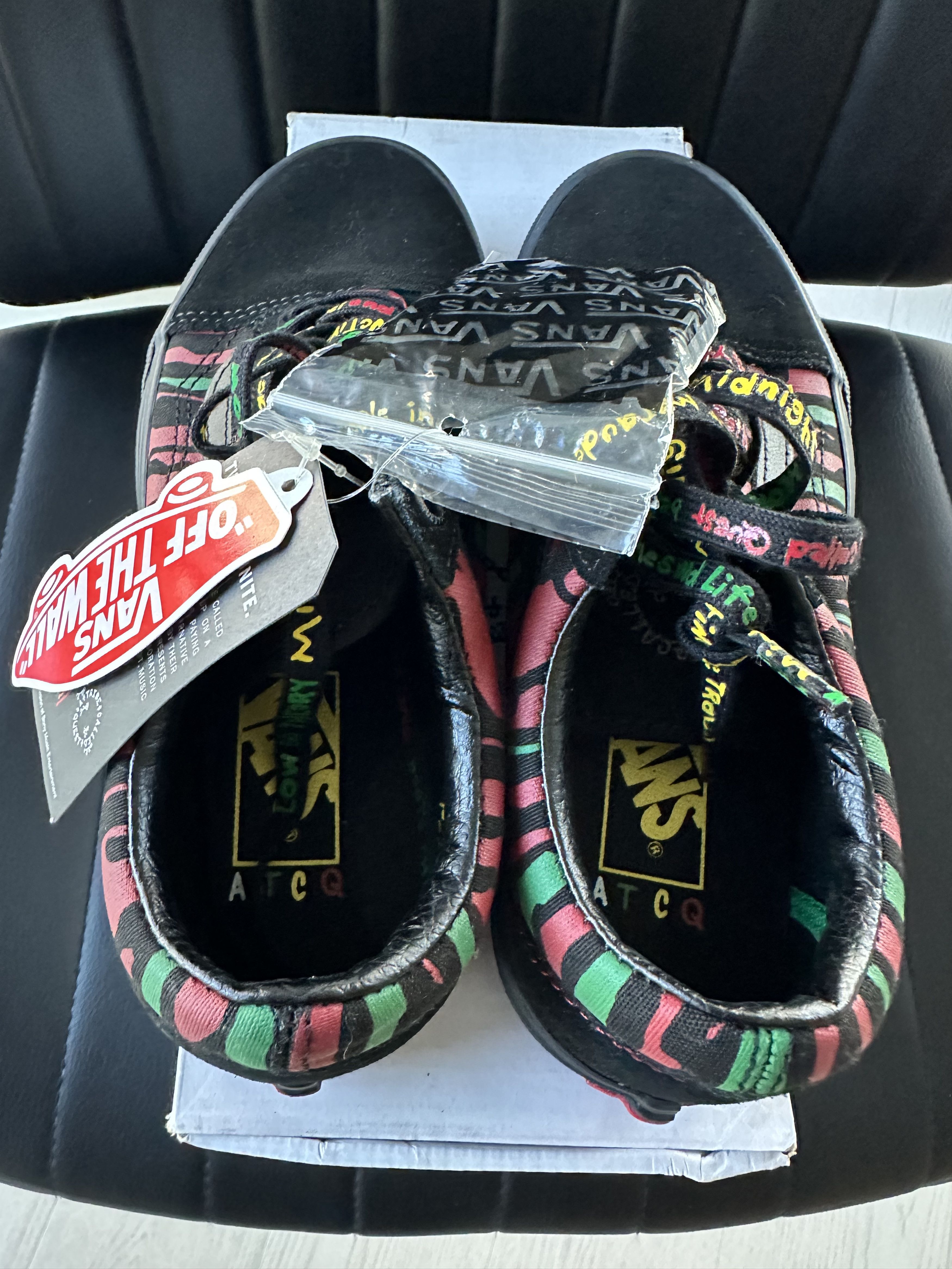 Vans VANS X A TRIBE CALLED QUEST BLACK DS Size US 5.5 / EU 38 - 7 Thumbnail