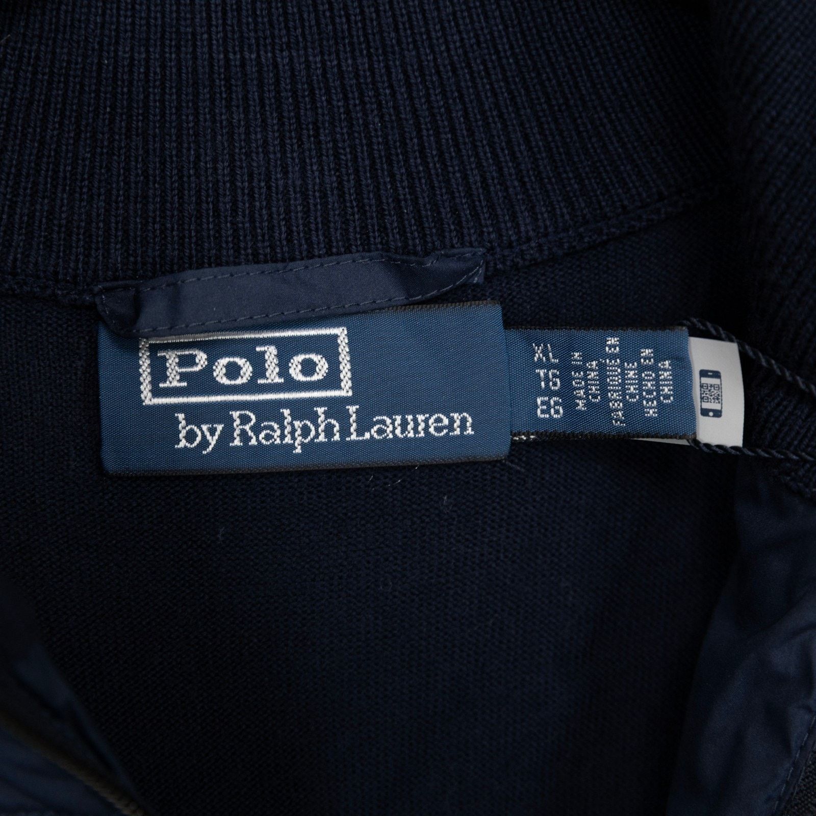 Polo Ralph Lauren Polo Ralph Lauren Men Wool Quilted Full Zip Hybrid Sweater Size US XL / EU 56 / 4 - 6 Thumbnail